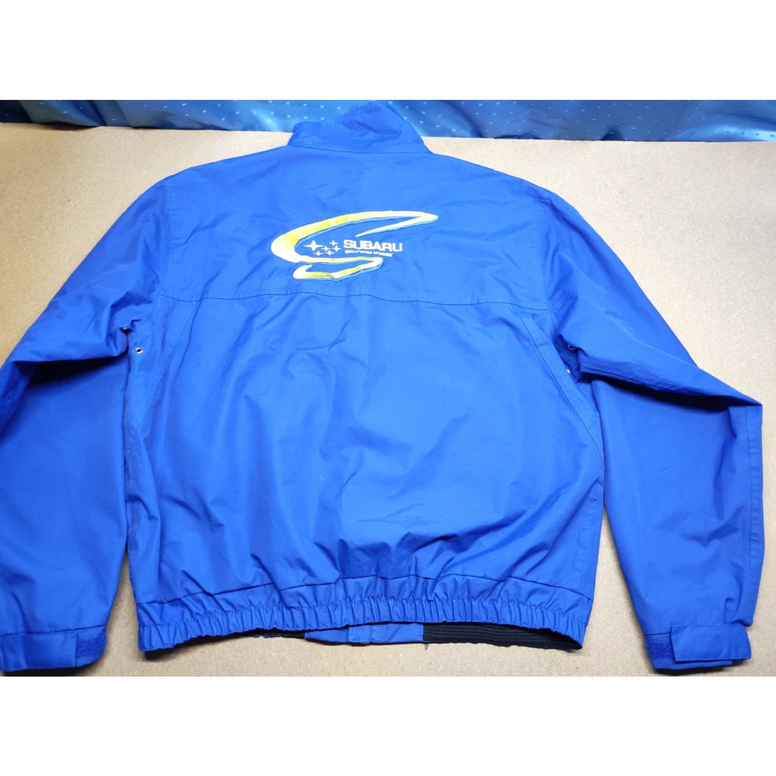 Vintage SUBARU Rally Team Norway Blue Jacket Size S Full Zip Racing Original Jacket Bomber Unisex Adults XS? Size US S / EU 44-46 / 1 - 2 Thumbnail