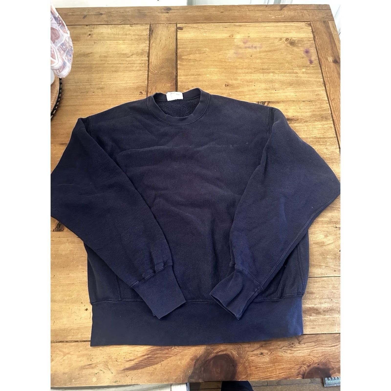 Lee VINTAGE Sweatshirt Mens XL Lee Sport Blue Crewneck 90s, Made In USA, Heavyweight, All Seasons, Pullover, Blue, 90s, Mens Size US XL / EU 56 / 4 - 3 Thumbnail