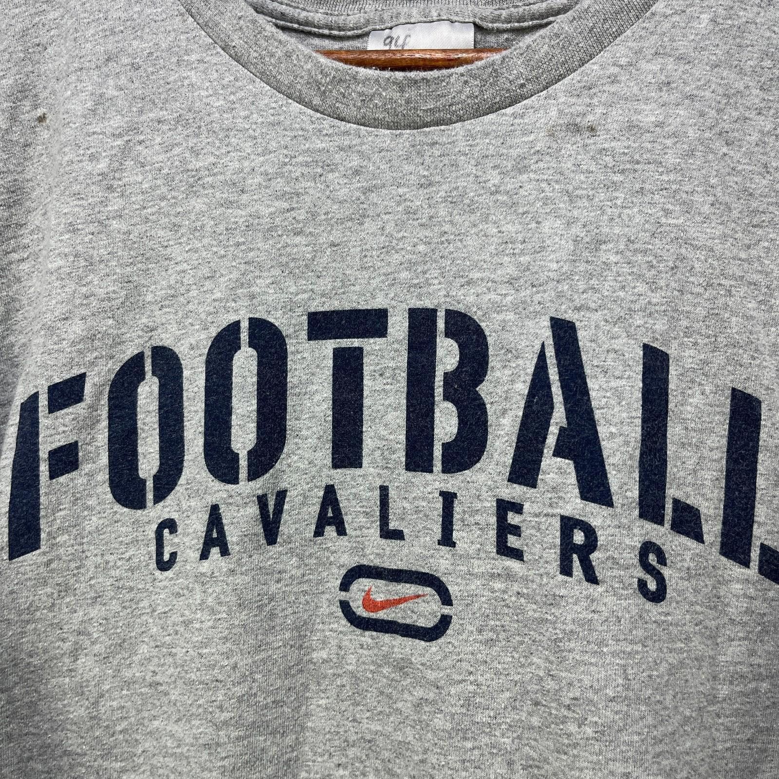 Nike Vintage Nike Virginia Tech Cavaliers Football T Shirt 2XL Size ONE SIZE - 3 Thumbnail