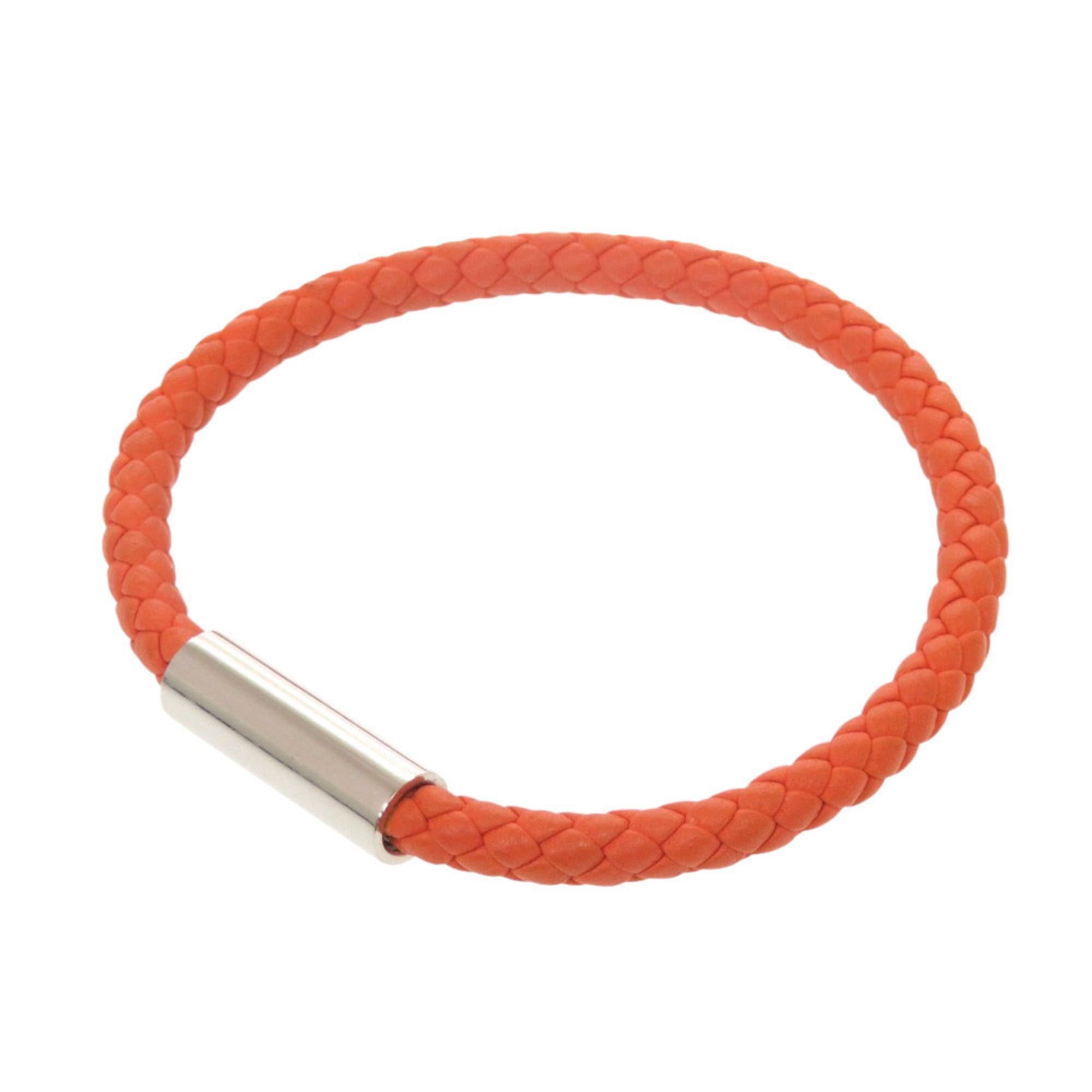 Hermes Like new Hermes Goliath leather orange bracelet accessory 0156 Size ONE SIZE - 1 Thumbnail