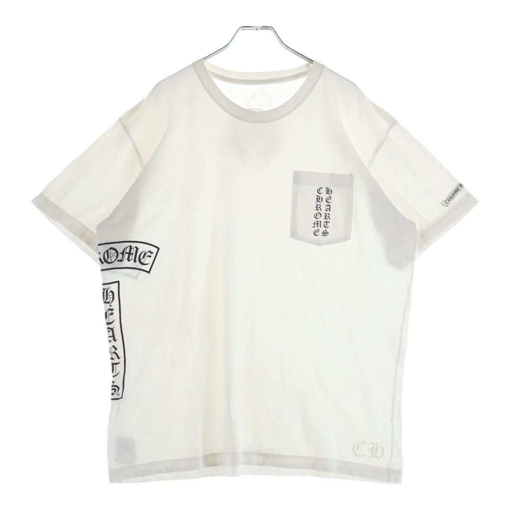 Chrome Hearts English Logo T Bar Print T-Shirt, Men's (Size Xl)