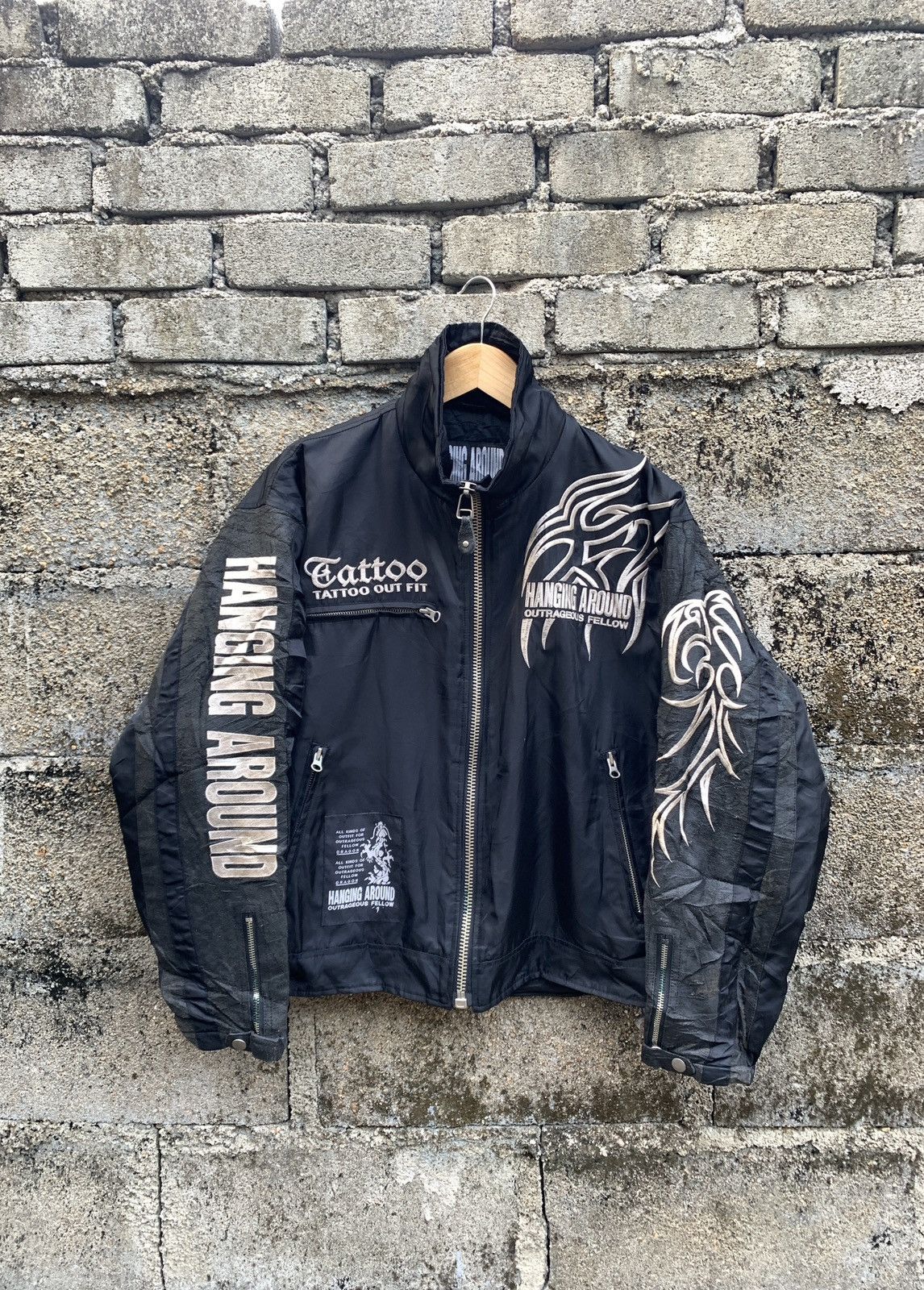 Vintage Hanging Around Outrageous Fellow Zipper Jacket