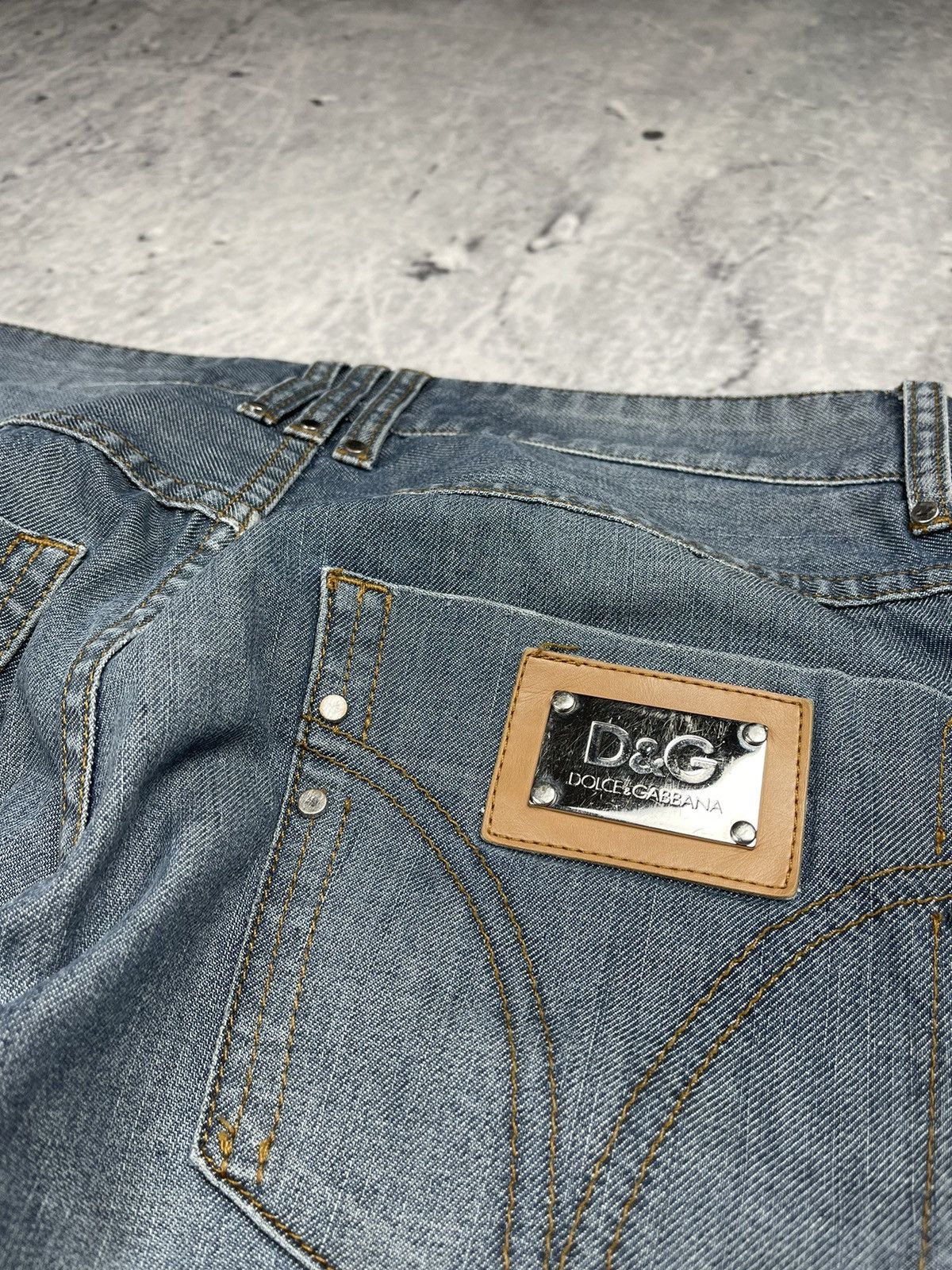 Dolce & Gabbana × Vintage Dolce&Gabbana vintage 00s jeans Y2K unisex streetwear style Size US 32 / EU 48 - 9 Thumbnail