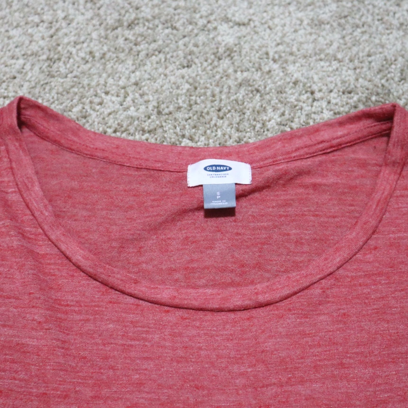 Old Navy Old Navy T-Shirt Shirt Women’s Size S Red Oversized Cotton Tee Size S / US 4 / IT 40 - 2 Thumbnail