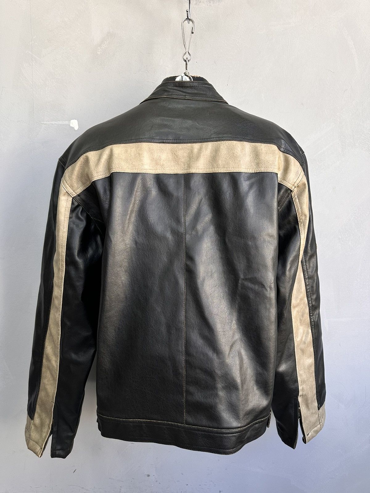 Raf Simons Vintage Leather Jacket Cropped Racing Schott Harley Davidson Size US M / EU 48-50 / 2 - 8 Thumbnail