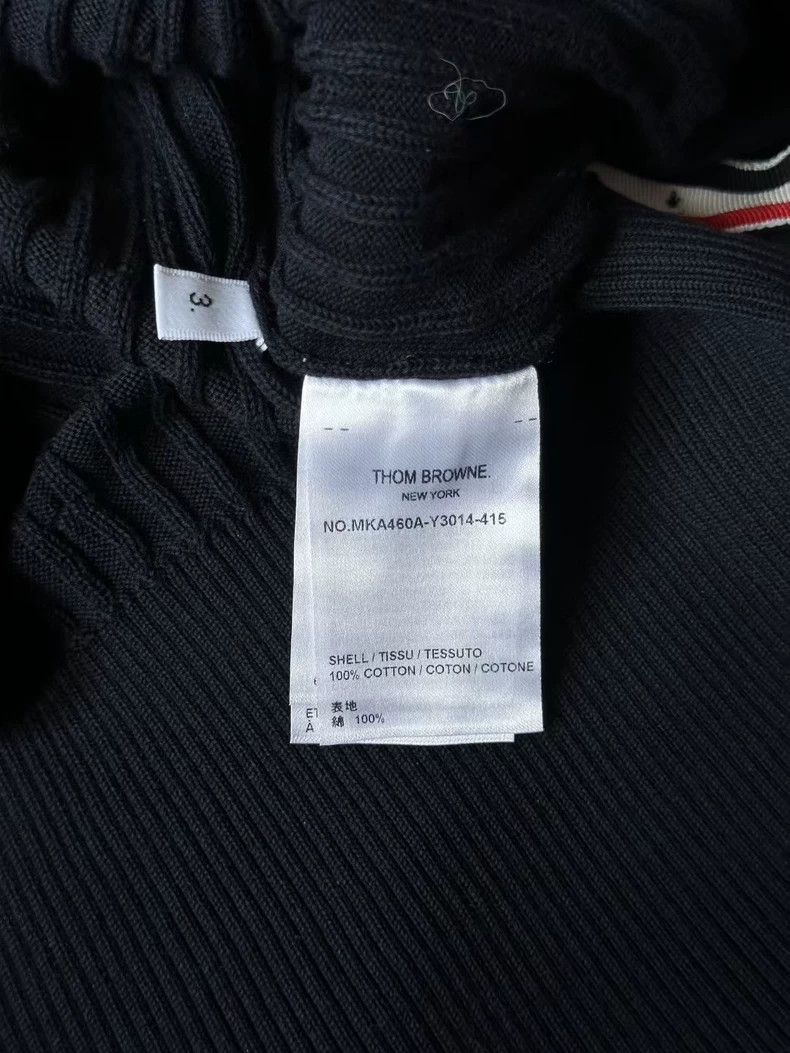 Thom Browne Thom Browne size3 Dark blue four-barrel sweater Size US L / EU 52-54 / 3 - 4 Thumbnail
