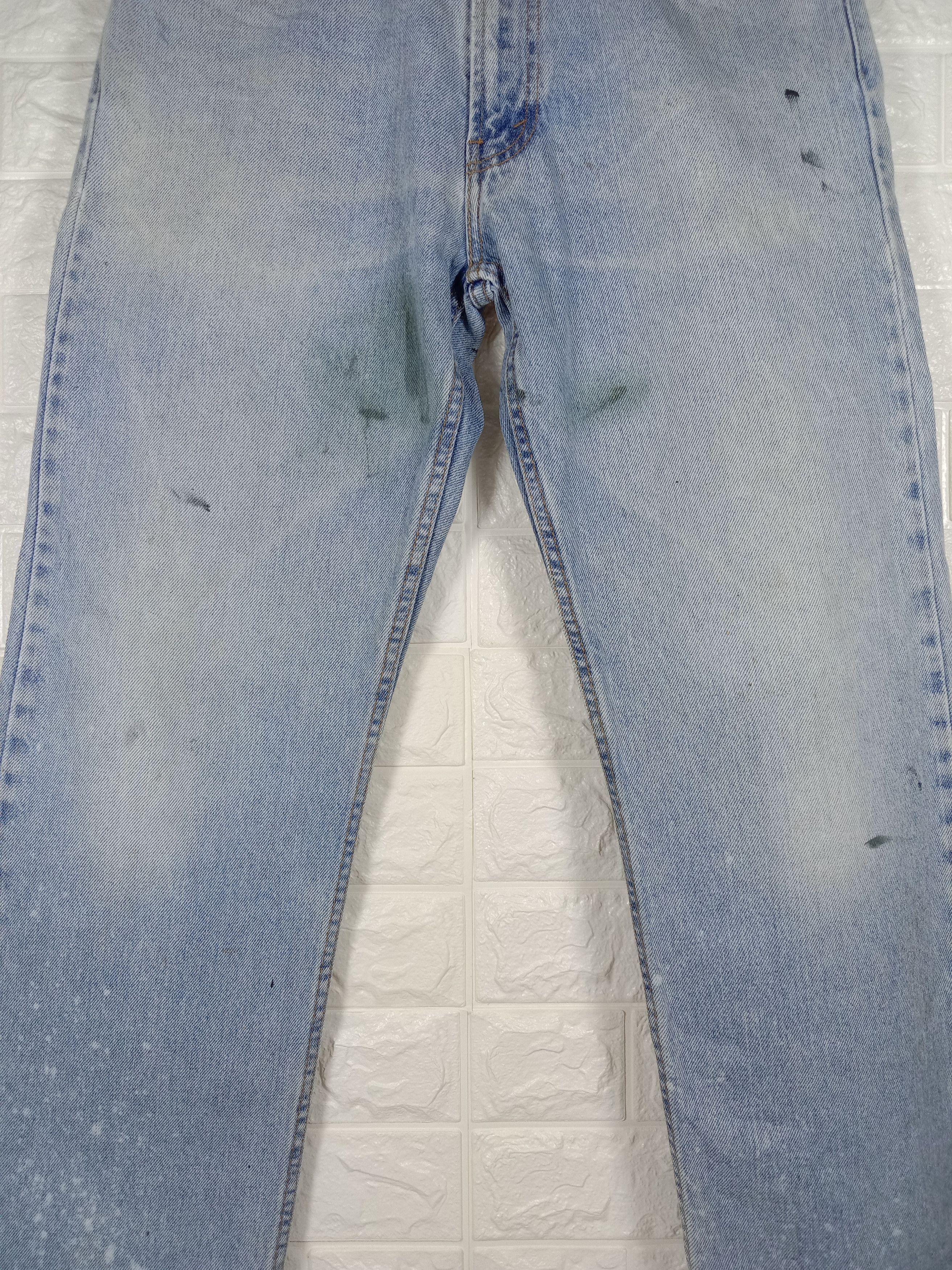Levi's Vintage Levi's 505 Light Wash Jeans Distressed Denim Size US 31 - 3 Thumbnail