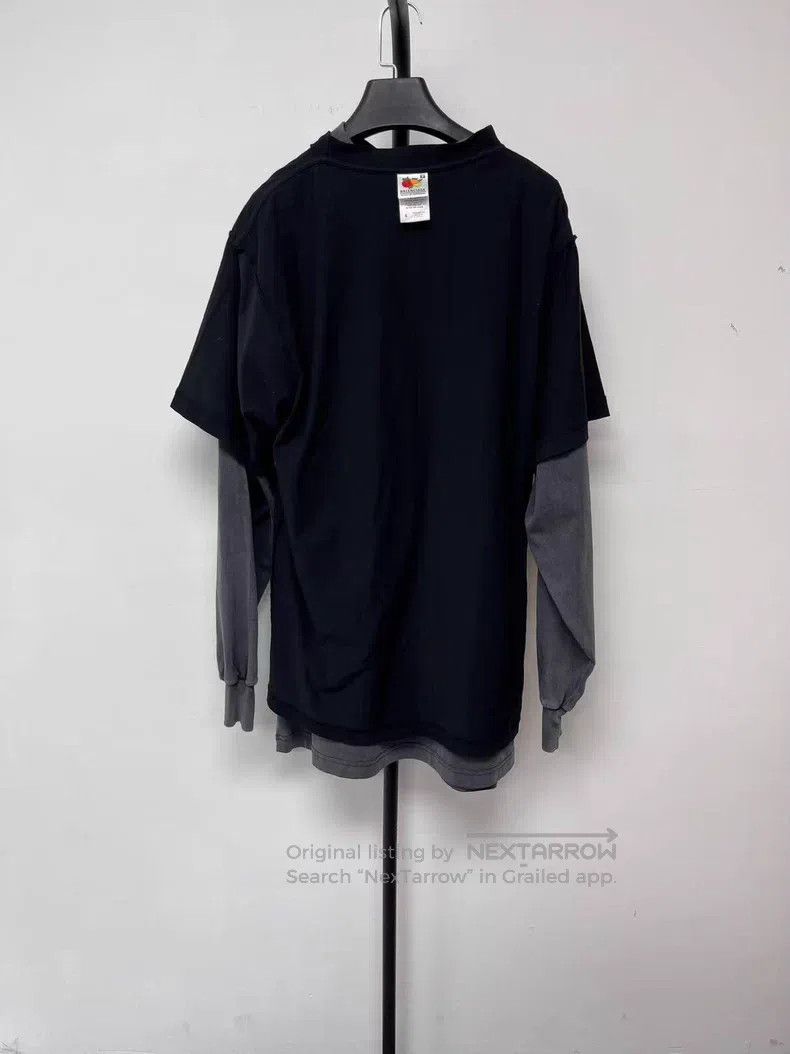 Balenciaga Balenciaga Plain color faux two-piece round neck long slee Size US S / EU 44-46 / 1 - 2 Thumbnail