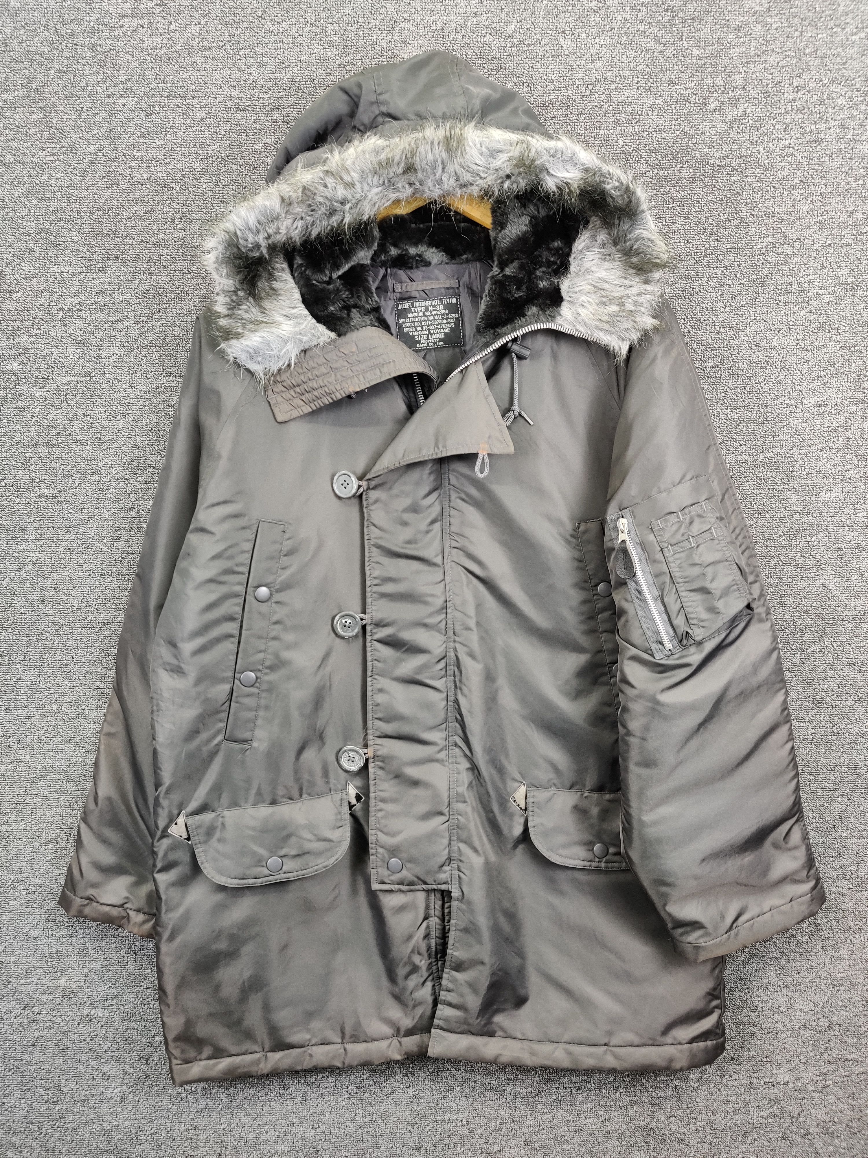 Japanese Brand 2up Worldwide x ADN Masashi Black Fox Fur Zip Up