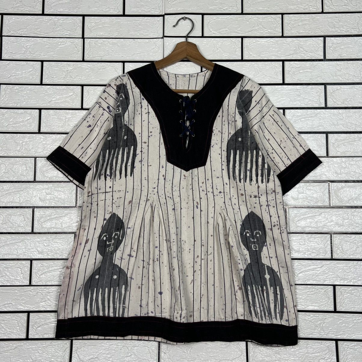 Vintage Vintage Traditional Artistic Motif Graphic Shirt #4215-C192 Size L / US 10 / IT 46 - 1 Thumbnail