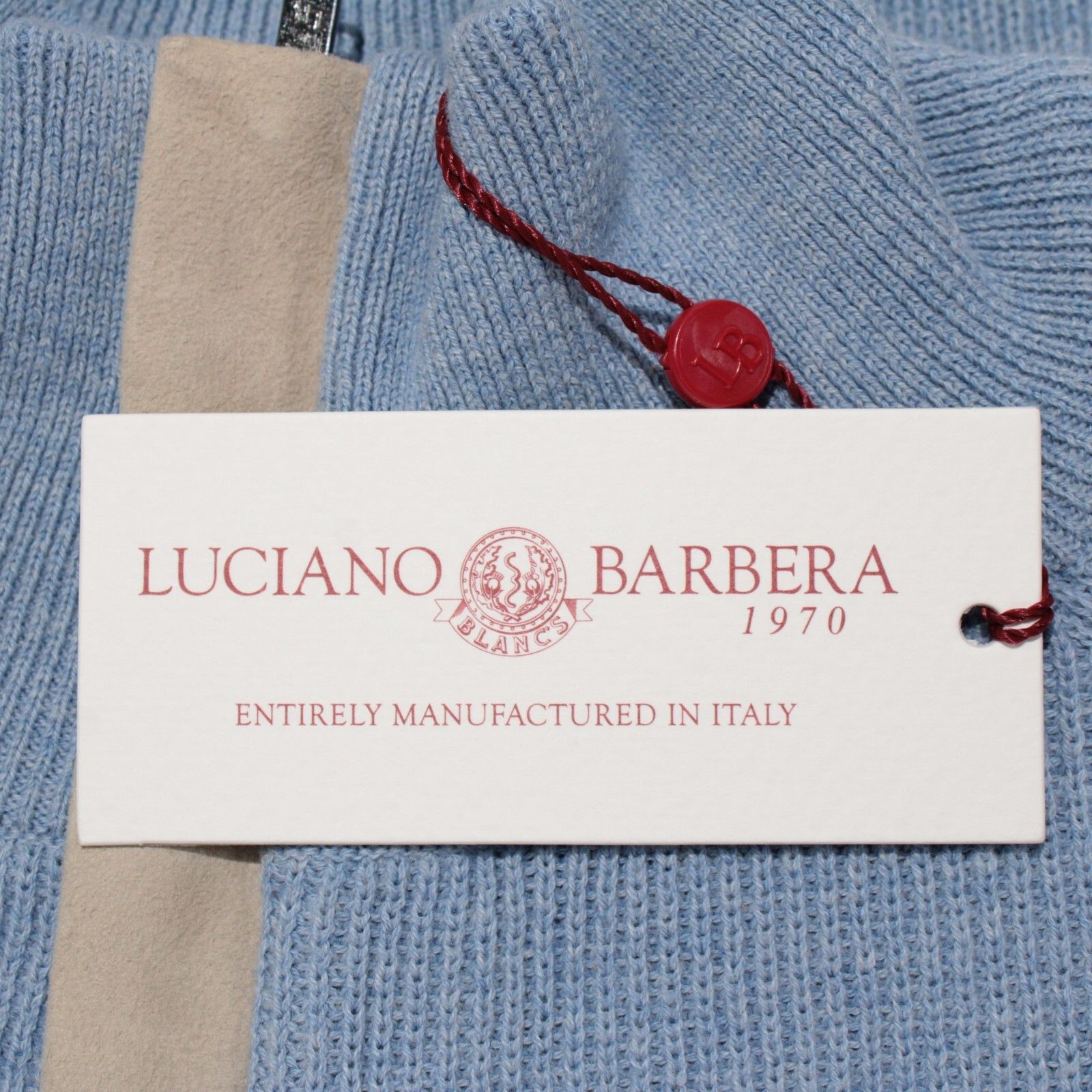 Luciano Barbera Luciano Barbera Sweater Size US L in Blue Size US L / EU 52-54 / 3 - 2 Thumbnail