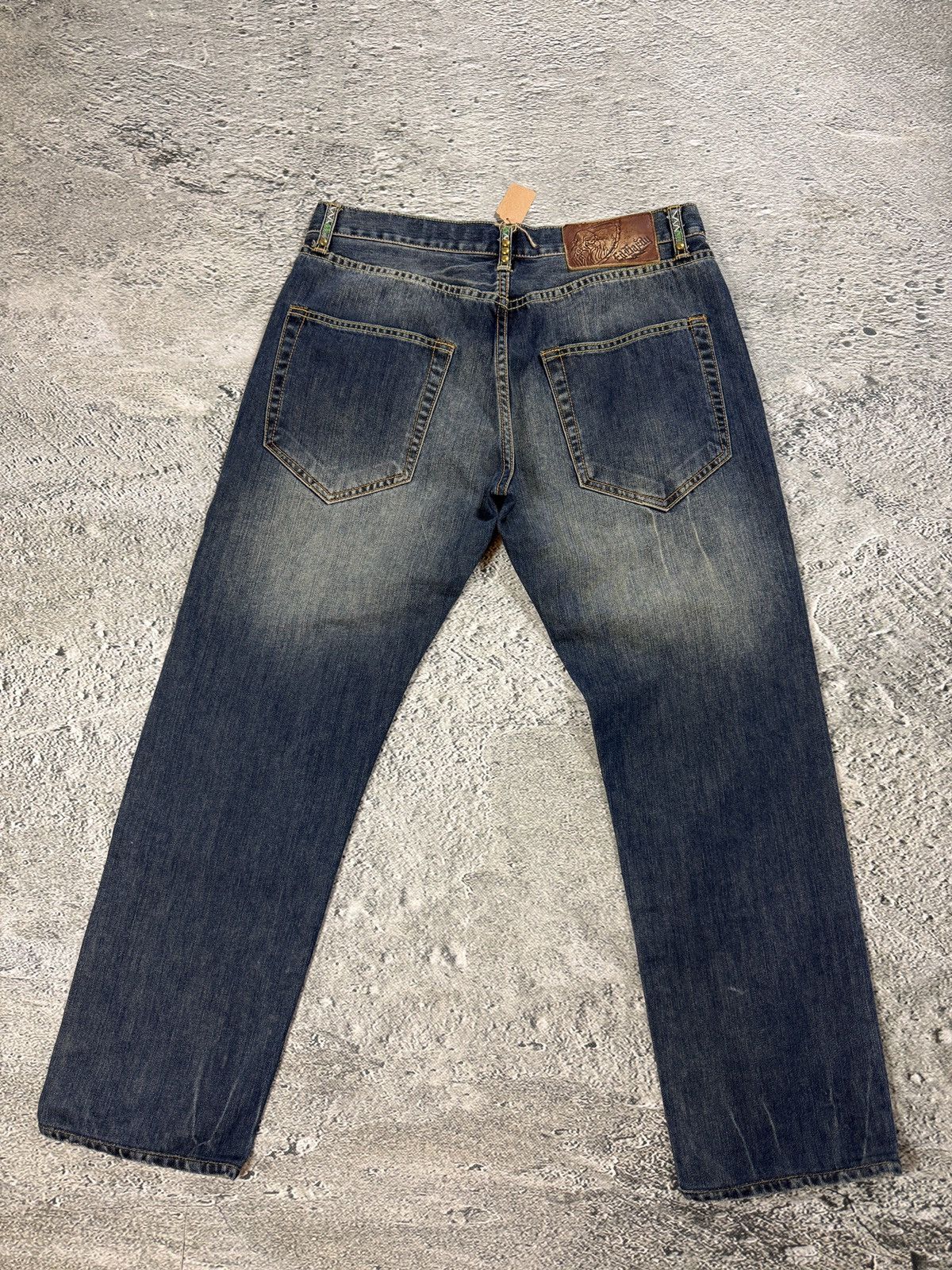 Ed Hardy Ed Hardy Christian Audigier vintage jeans big logo pants 420 Size US 34 / EU 50 - 8 Thumbnail