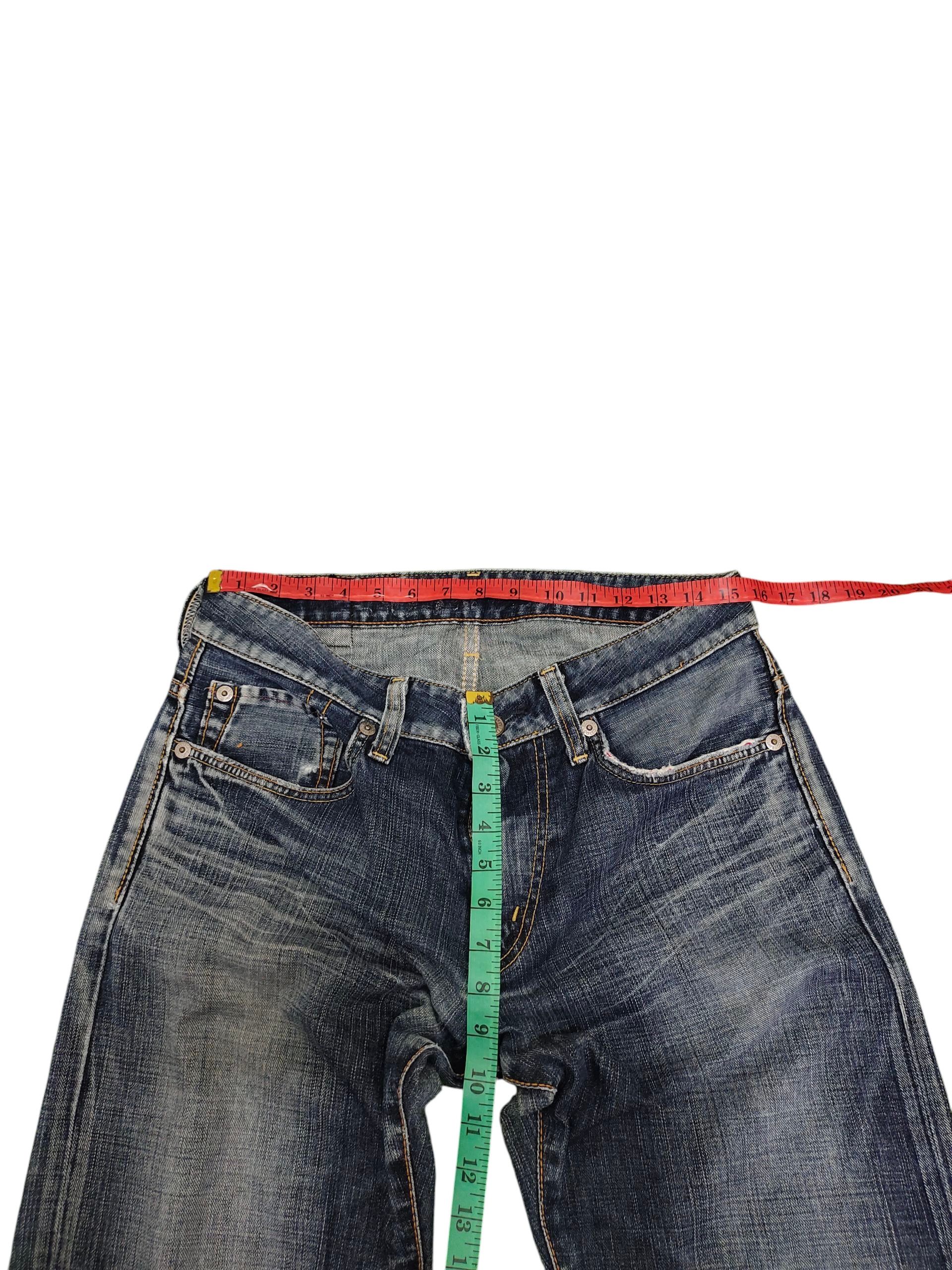 Comme des Garcons × Undercover Vintage Edwin 503 Regular Clawmark Distress Denim Jeans Size US 32 / EU 48 - 14 Thumbnail