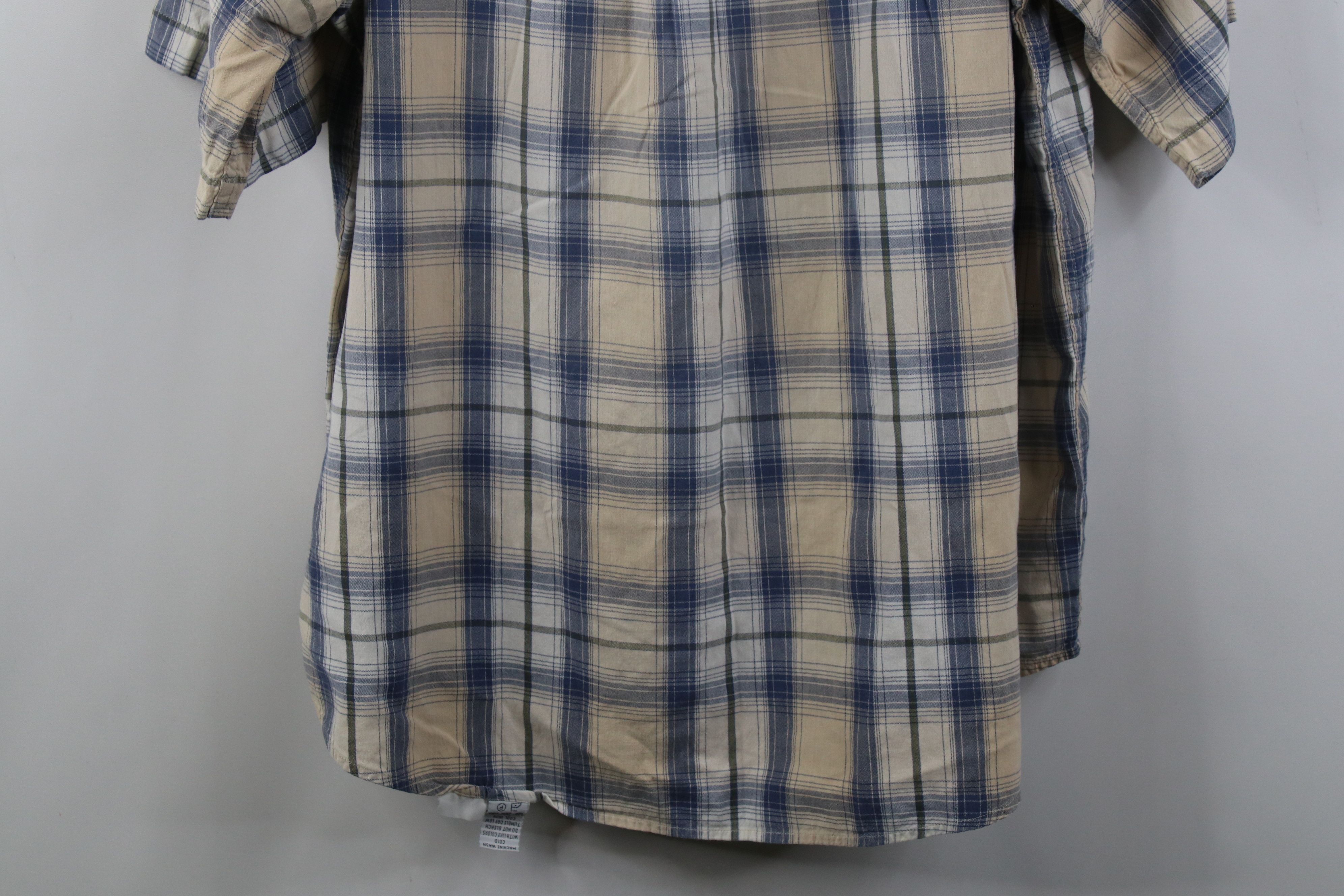 Orvis Vintage 90s Orvis Madras Short Sleeve Button Down Shirt Size US L / EU 52-54 / 3 - 14 Thumbnail