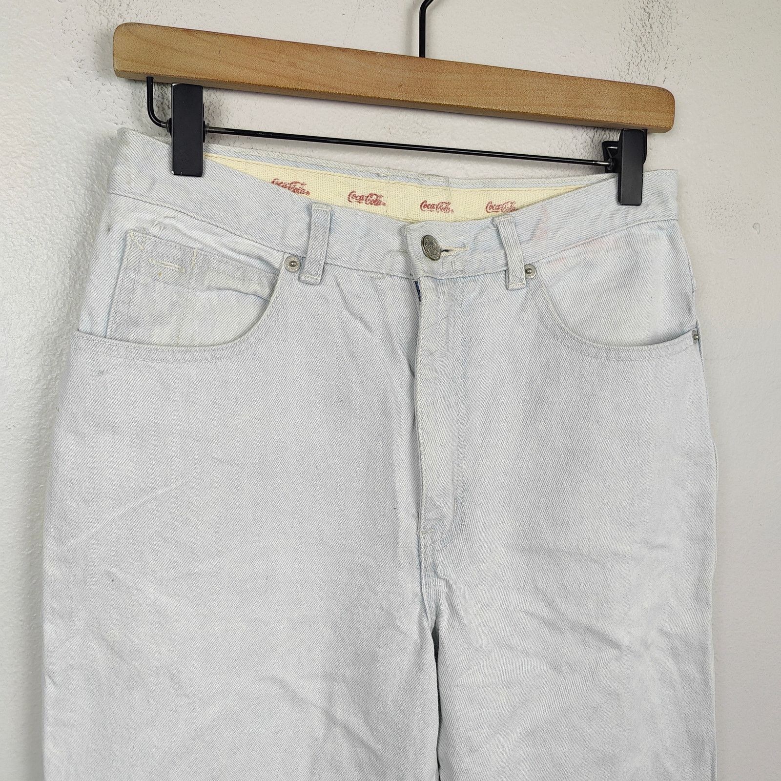 Coca Cola Vintage Coca Cola Jeans Mens 30 Light Wash Straight Fit 80s Size US 30 / EU 46 - 2 Thumbnail