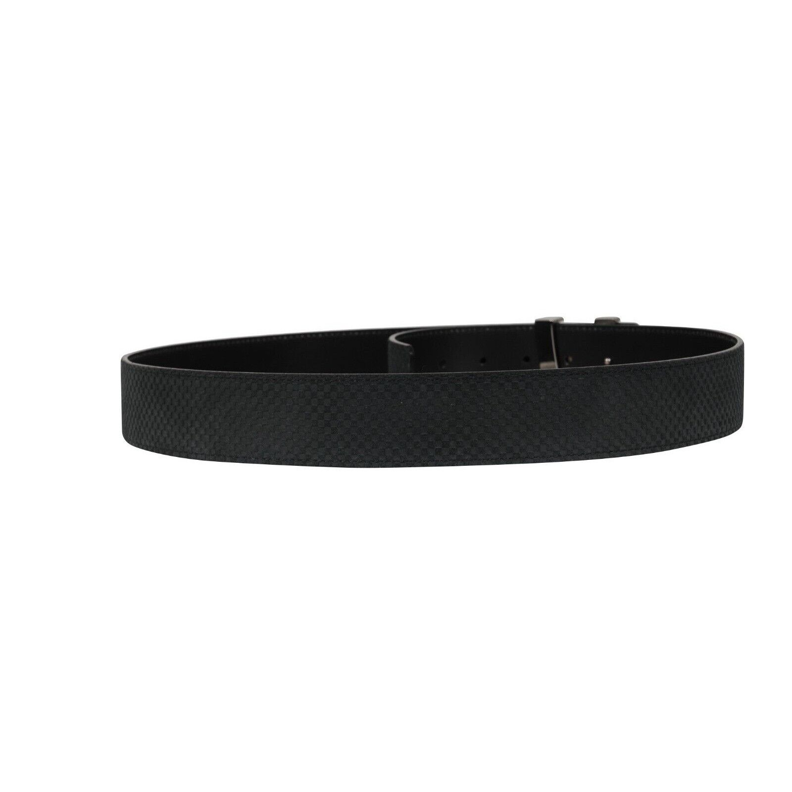 Louis Vuitton Mini Damier 40mm LV Initials Belt Blue Suede Size 40 - 8 Thumbnail