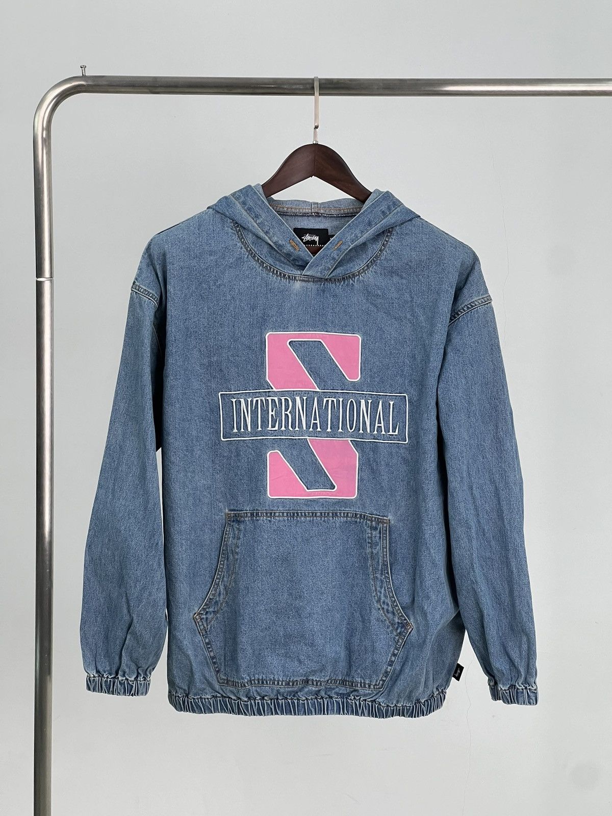 Stussy Vintage stussy denim hoodie M Size US M / EU 48-50 / 2 - 1 Thumbnail