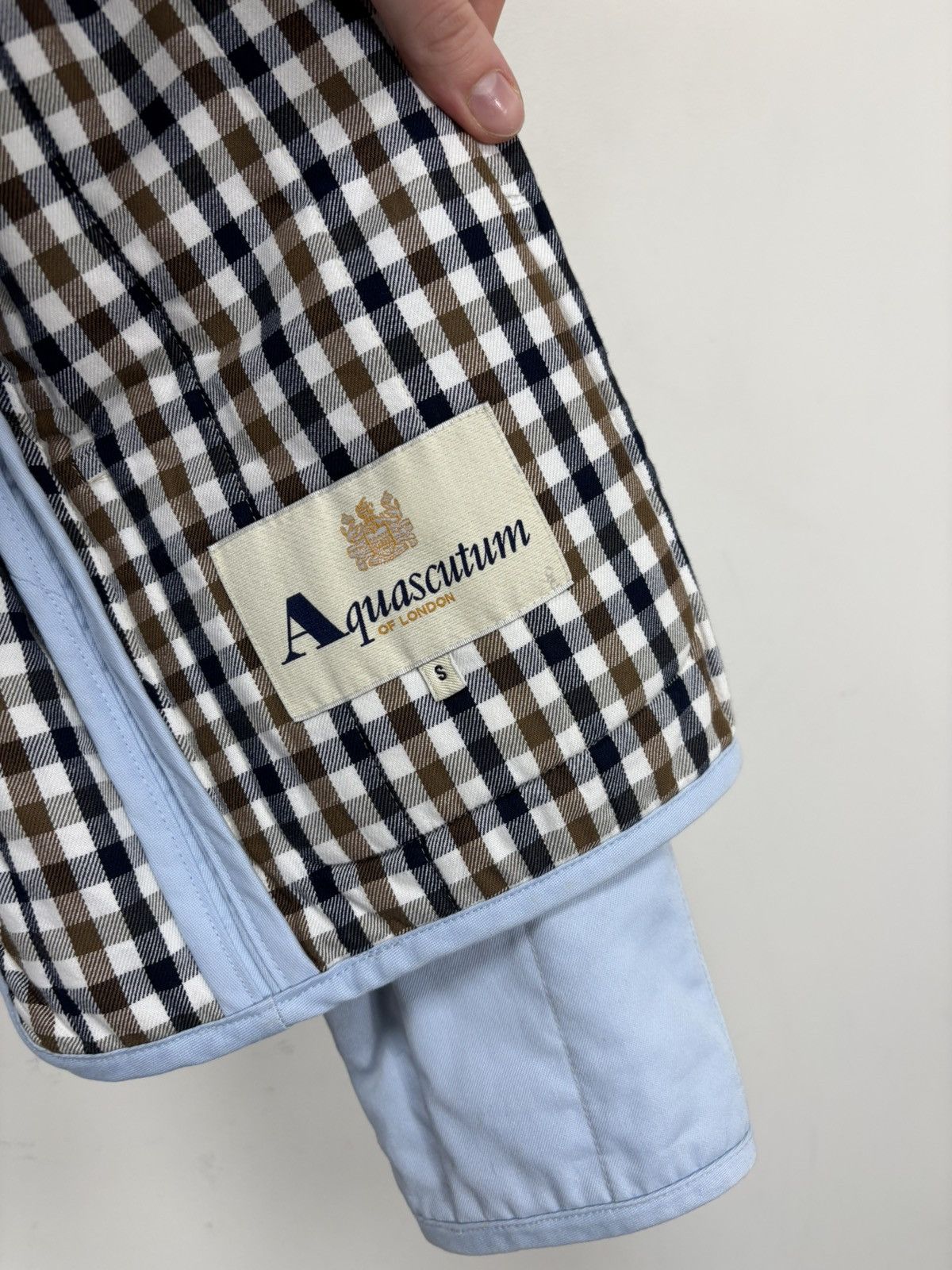 Aquascutum Aquascutum Women’s Light Blue Quilted Jacket Size S / US 4 / IT 40 - 19 Thumbnail