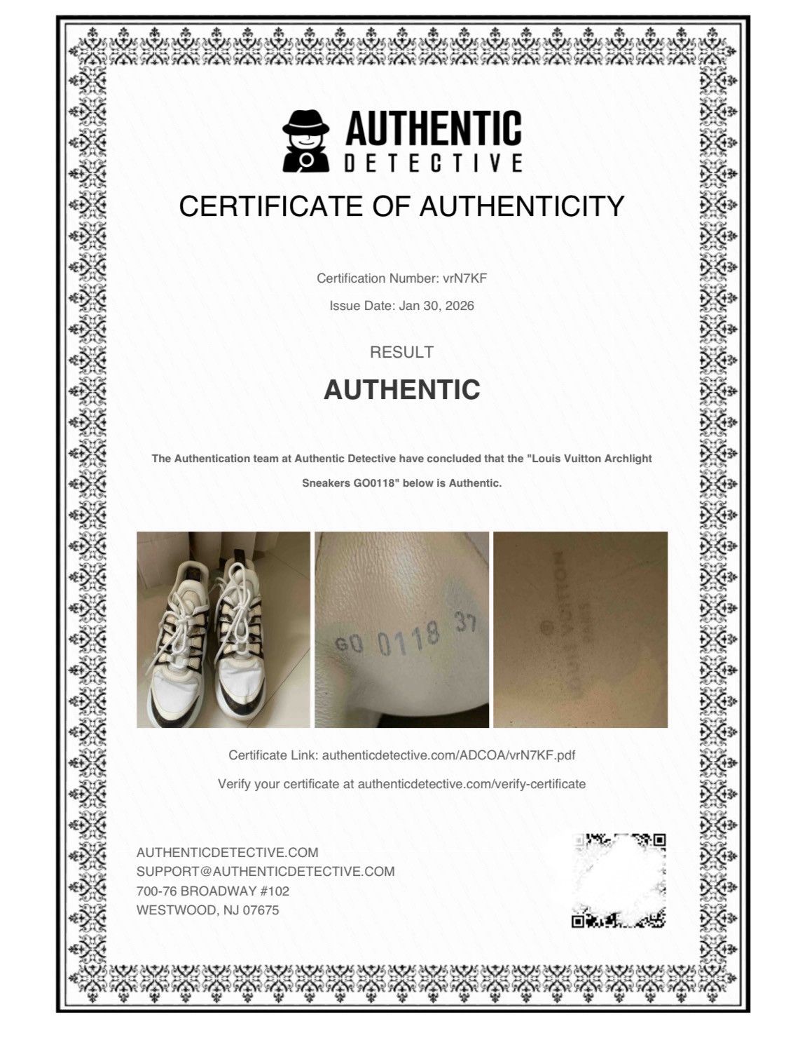 Louis Vuitton Authentic Louis Vuitton Archlight Sneakers 37 Size US 6.5 / IT 36.5 - 2 Thumbnail
