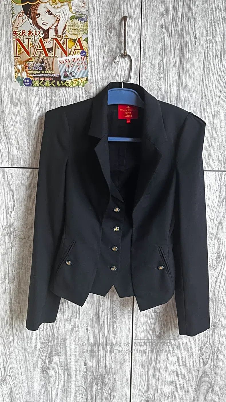 Vivienne Westwood Vivienne Westwood Fake two-piece blazer, black, enamel but Size S / US 4 / IT 40 - 4 Thumbnail