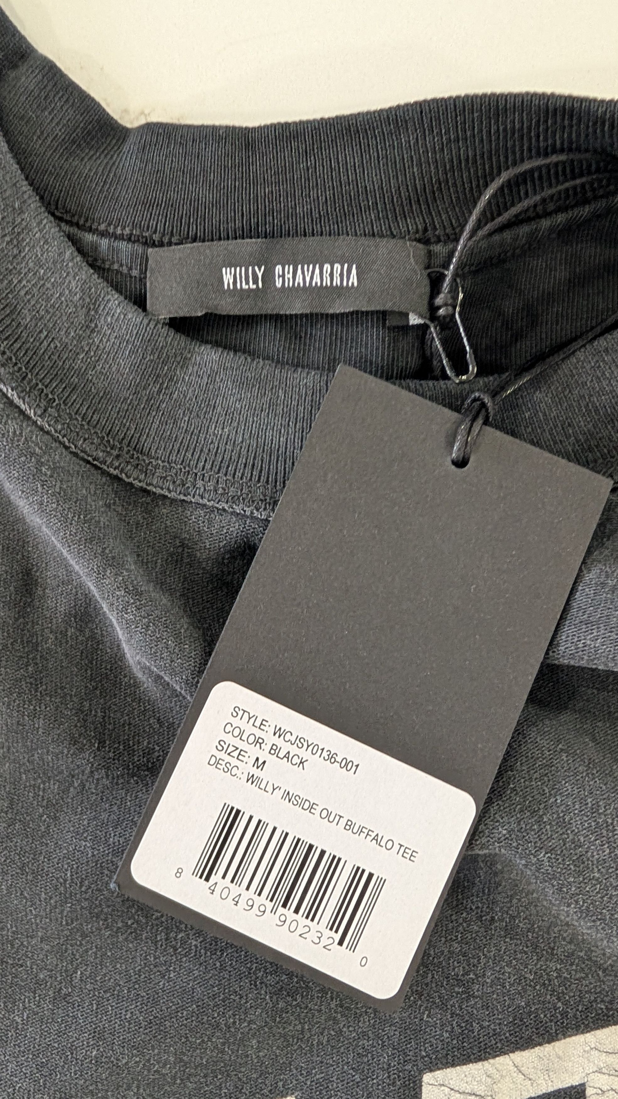 Willy Chavarria WILLY CHAVARRIA Inside Out Buffalo Tee Medium Size US M / EU 48-50 / 2 - 7 Thumbnail