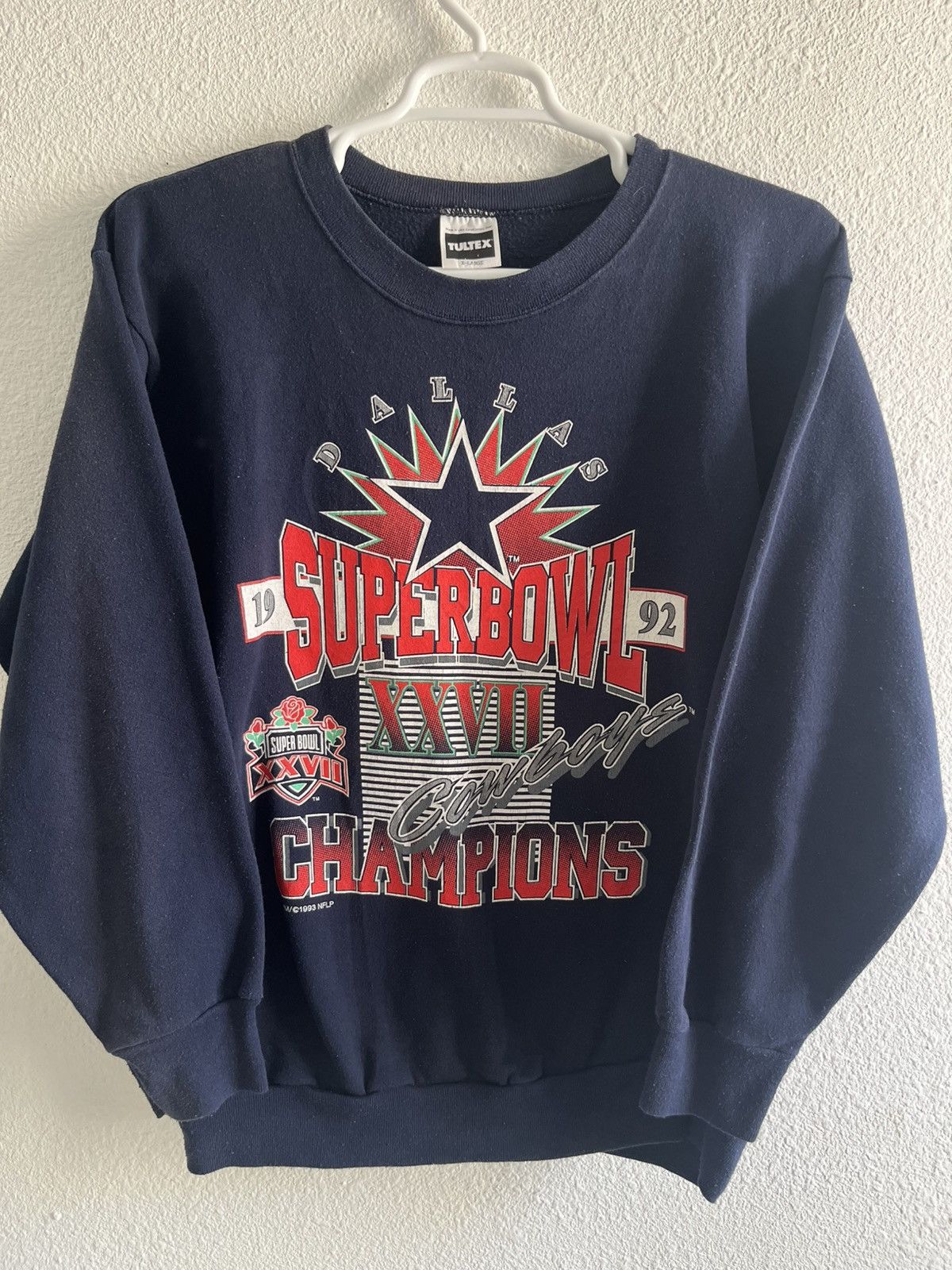 Tultex Dallas Cowboys Super Bowl XXVII sweatshirt Size US XL / EU 56 / 4 - 1 Thumbnail