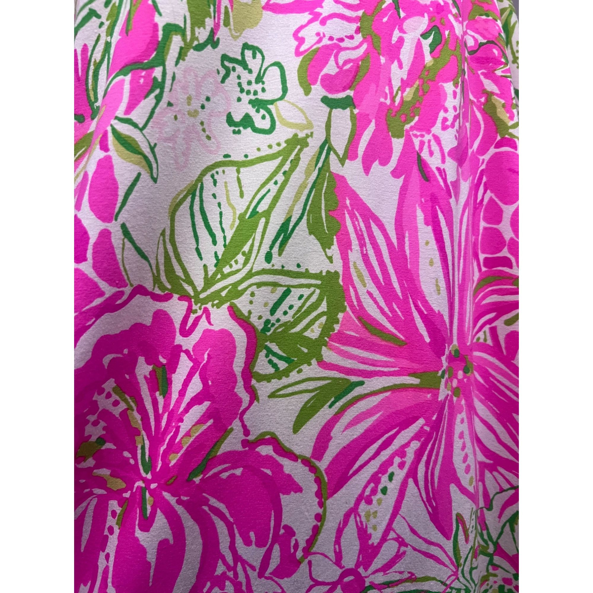 Lilly Pulitzer Lilly Pulitzer Womens Floral Hawaiian Midi Pullover Dress Size M / US 6-8 / IT 42-44 - 6 Thumbnail