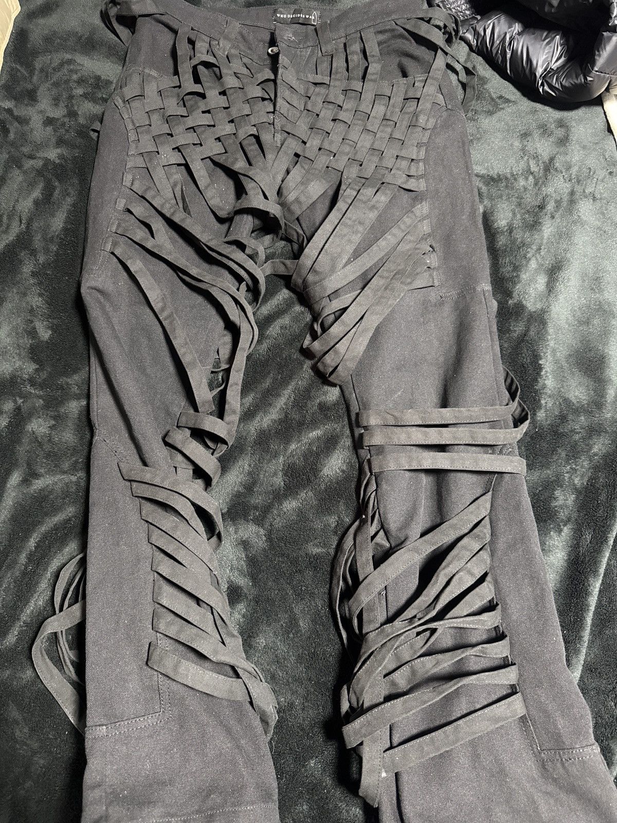 Who Decides War who decides war interwoven pants Size US 32 / EU 48 - 1 Thumbnail