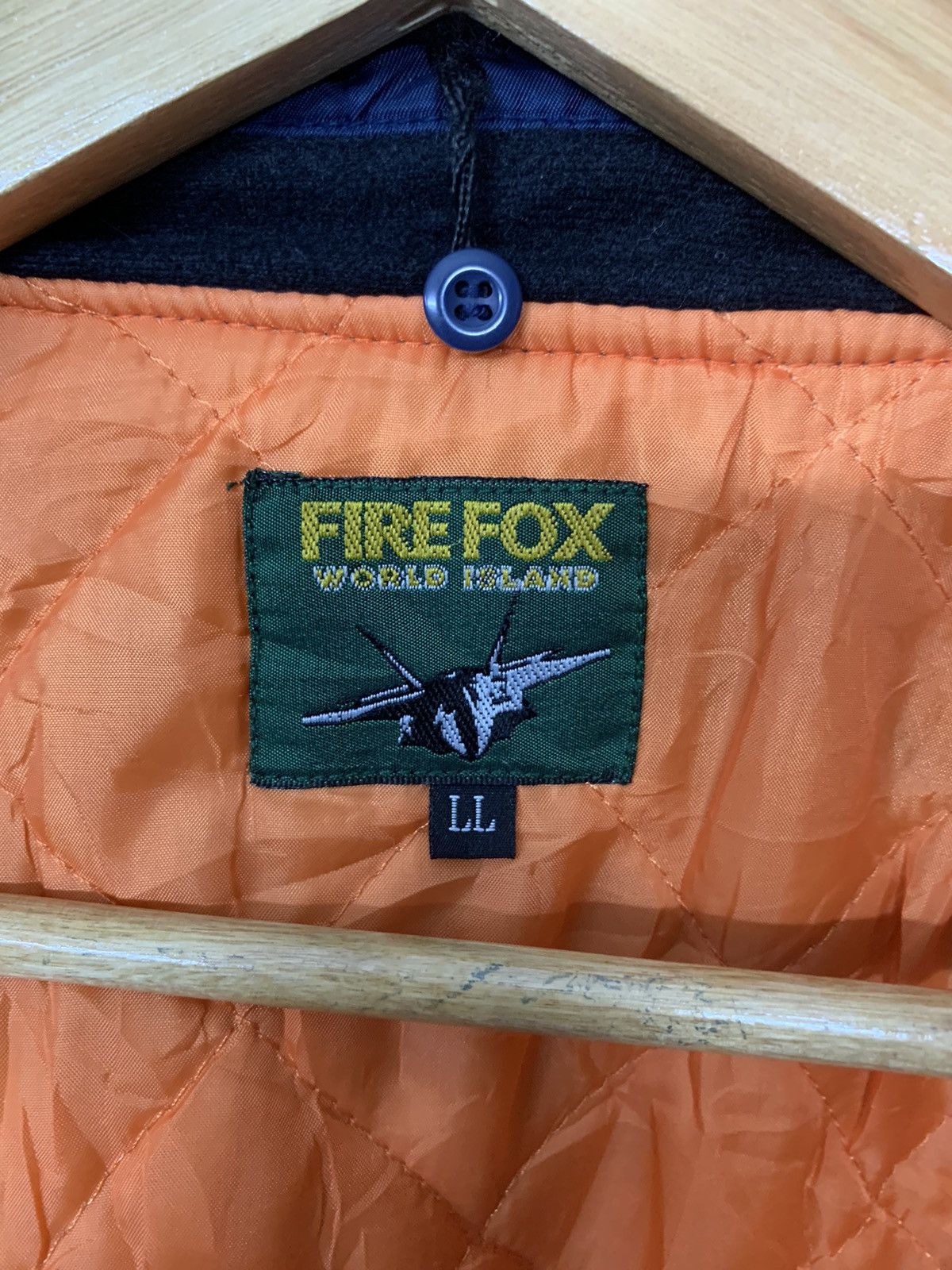 Other Vintage 90's Firefox Bombers Flight Jacket Zipper Down Size US L / EU 52-54 / 3 - 5 Thumbnail
