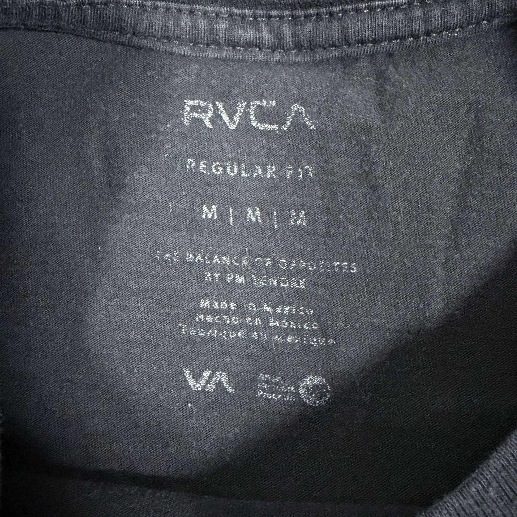 RVCA RVCA VA Graphic T-Shirt Men's Crewneck Short Sleeve Regular Fit Black Medium Size US M / EU 48-50 / 2 - 5 Thumbnail