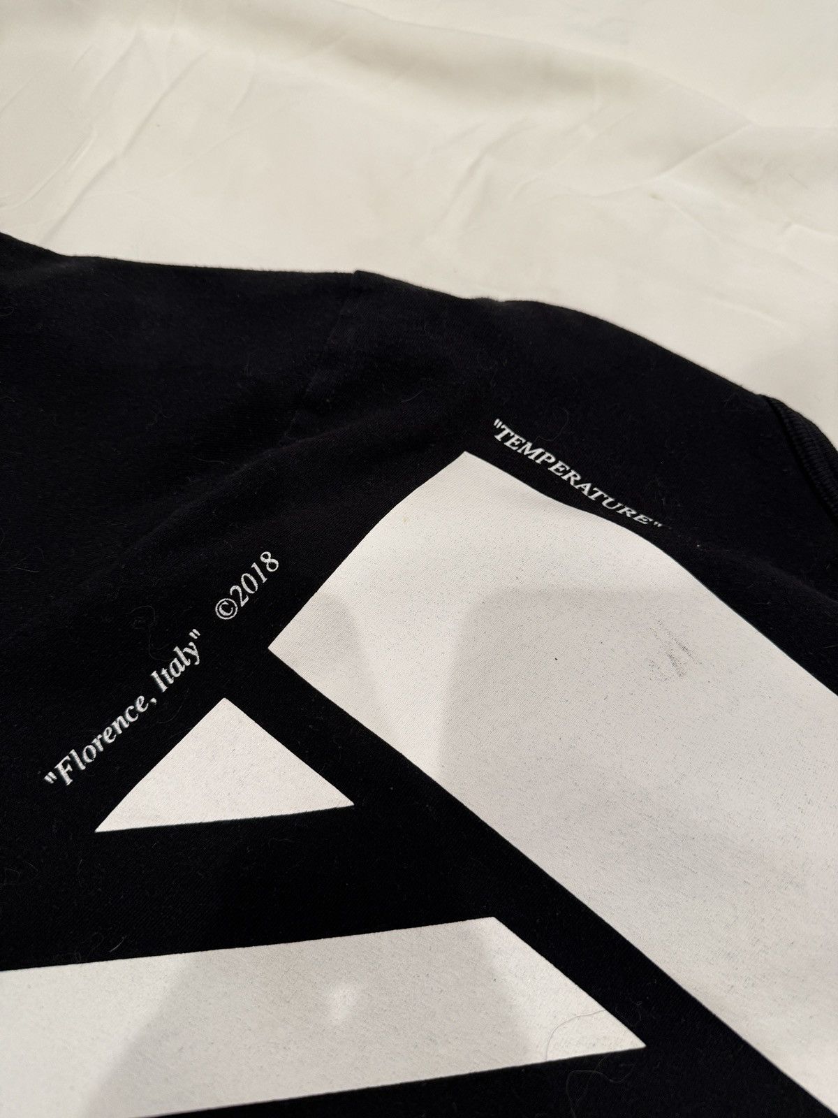 Off-White Off-White “TEMPERATURE” S/S 2018 Diagonal Stripe Tee Size US S / EU 44-46 / 1 - 7 Thumbnail