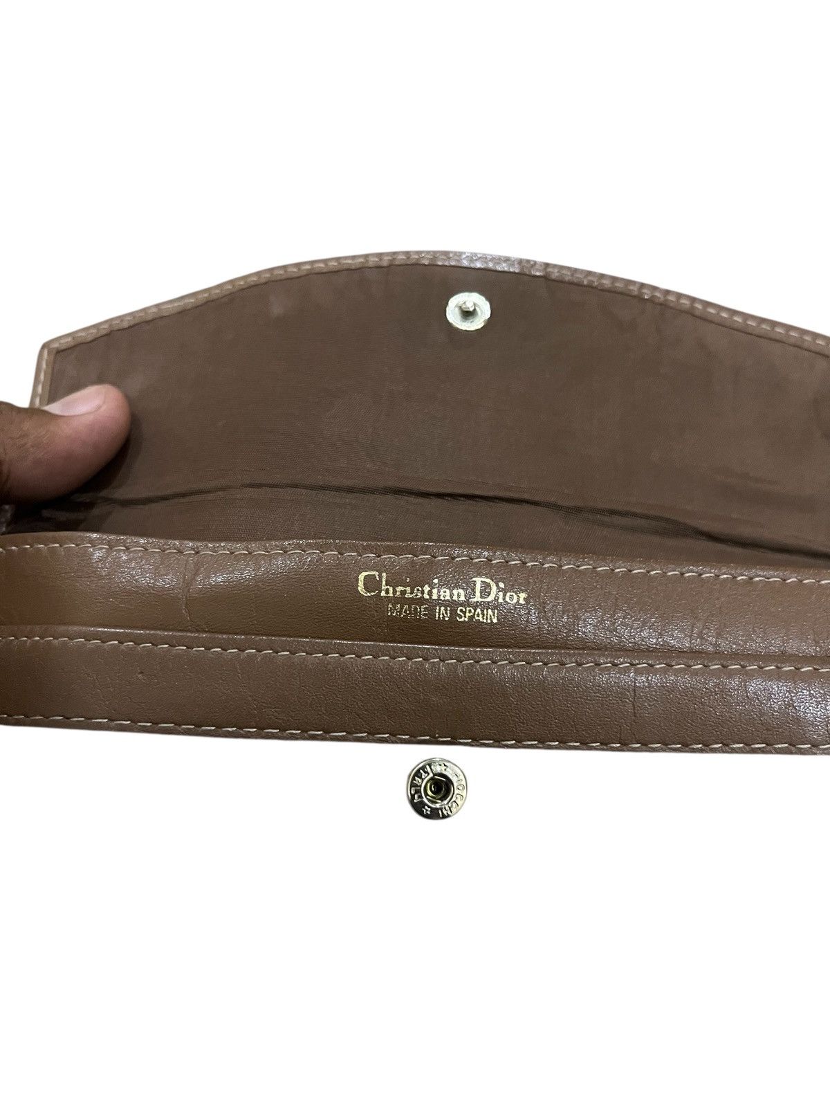 Christian Dior Monsieur CHRISTIAN DIOR HONEYCOMB LONG WALLET Size ONE SIZE - 4 Thumbnail