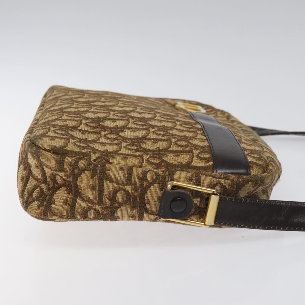 Dior DIOR Trotter Canvas Shoulder Bag Brown Size ONE SIZE - 4 Thumbnail