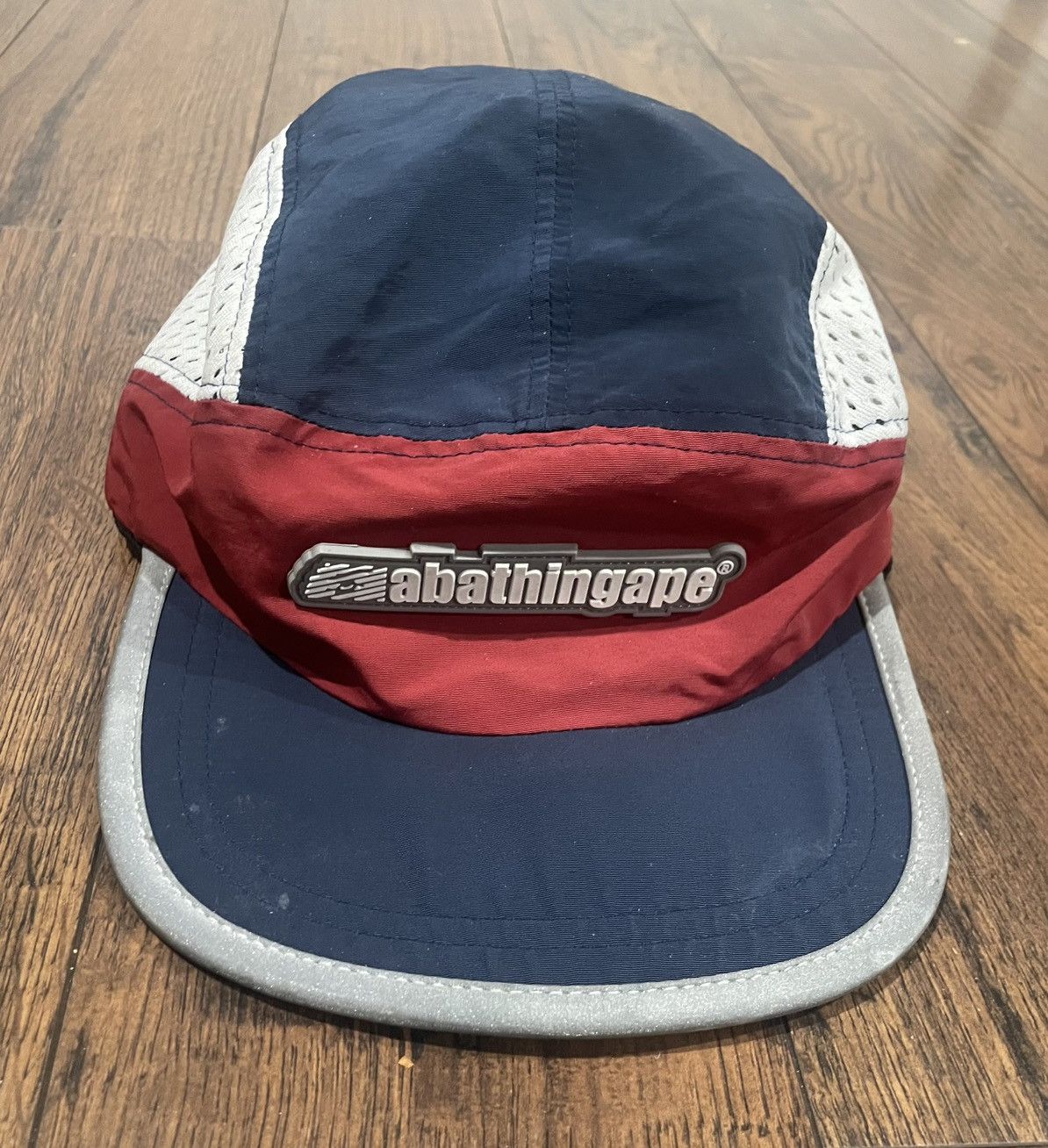 Bape Bape Reflective 5-panel Mesh Camp Cap Hat Size ONE SIZE - 1 Thumbnail