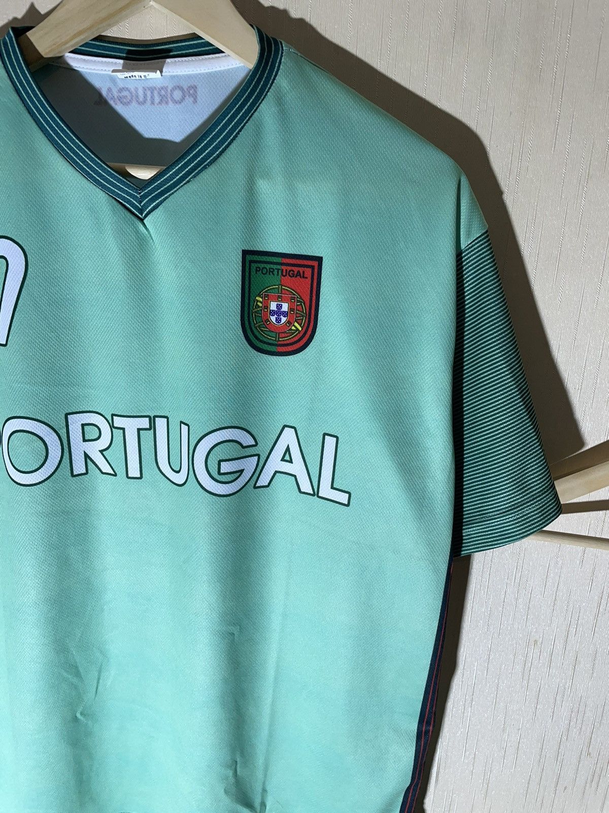 Vintage Portugal Ronaldo Vintage soccer t shirt Size US XL / EU 56 / 4 - 4 Thumbnail