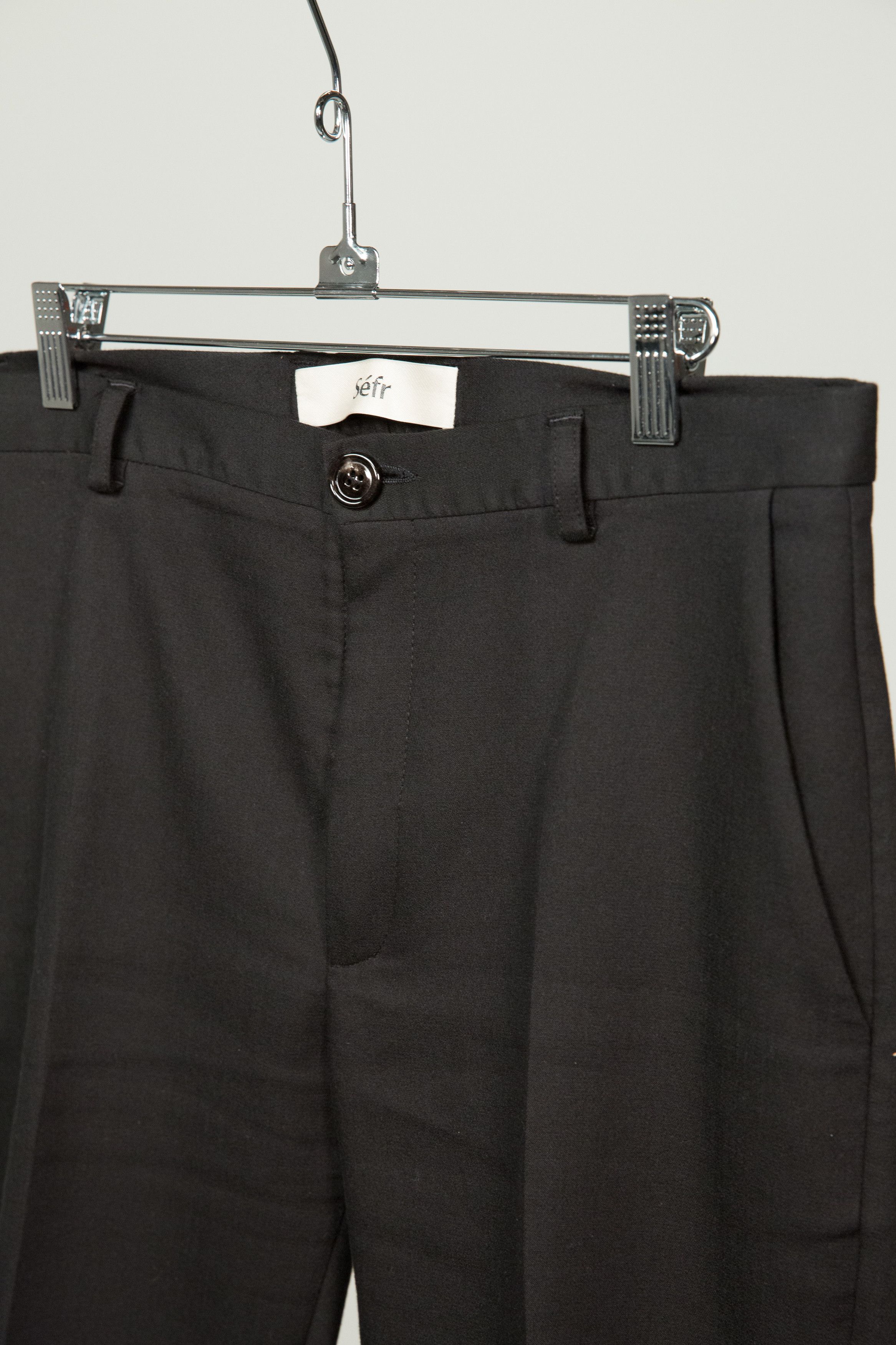 Sefr Sefr Harvey Suit Trousers Black Size 46R - 3 Thumbnail