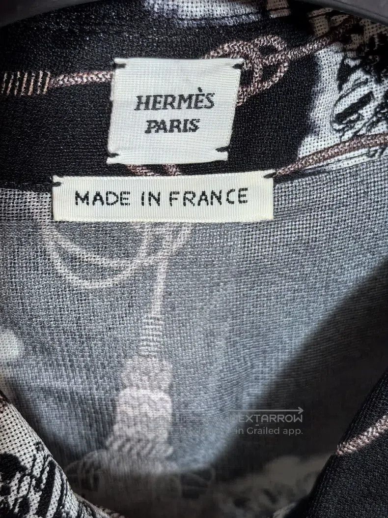 Hermes Hermes 100% Silk Shirt Size S / US 4 / IT 40 - 8 Thumbnail