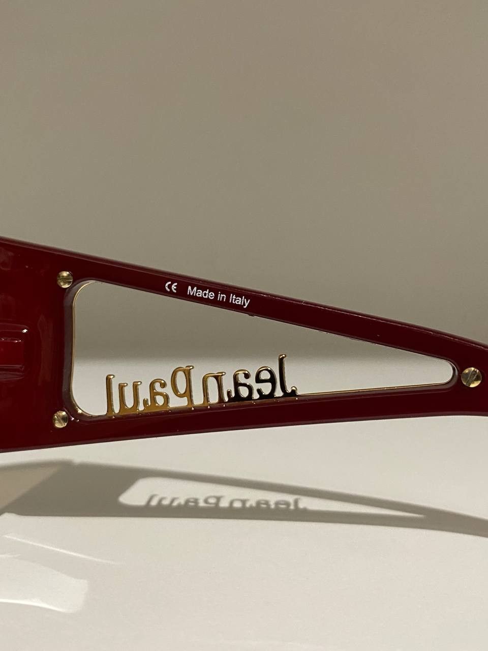 Jean Paul Gaultier Jean Paul Gaultier JPG Logo Mask Oversized Sunglasses Y2K Size ONE SIZE - 13 Thumbnail