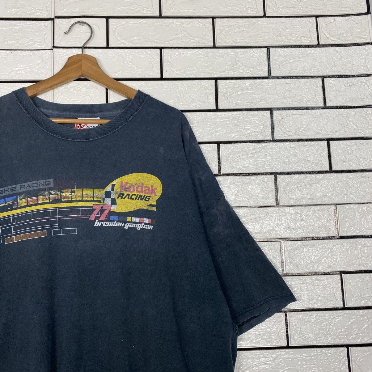 Vintage 📌Vintage Trashed Distressed T-Shirt Kodak Racing Big Logo Size US XXL / EU 58 / 5 - 7 Thumbnail