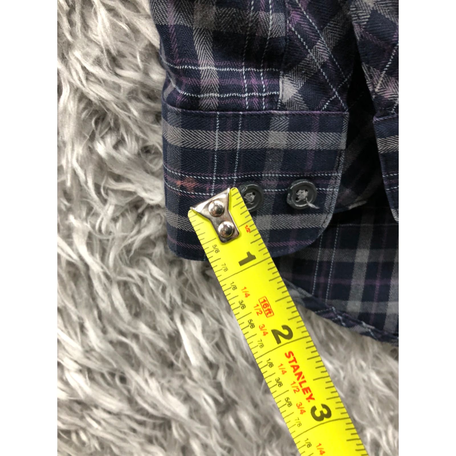 Van Heusen Van Heusen Shirt Multicolor Plaid Long Sleeve Button-Down Collar M Mens Regular Font Size US M / EU 48-50 / 2 - 4 Thumbnail