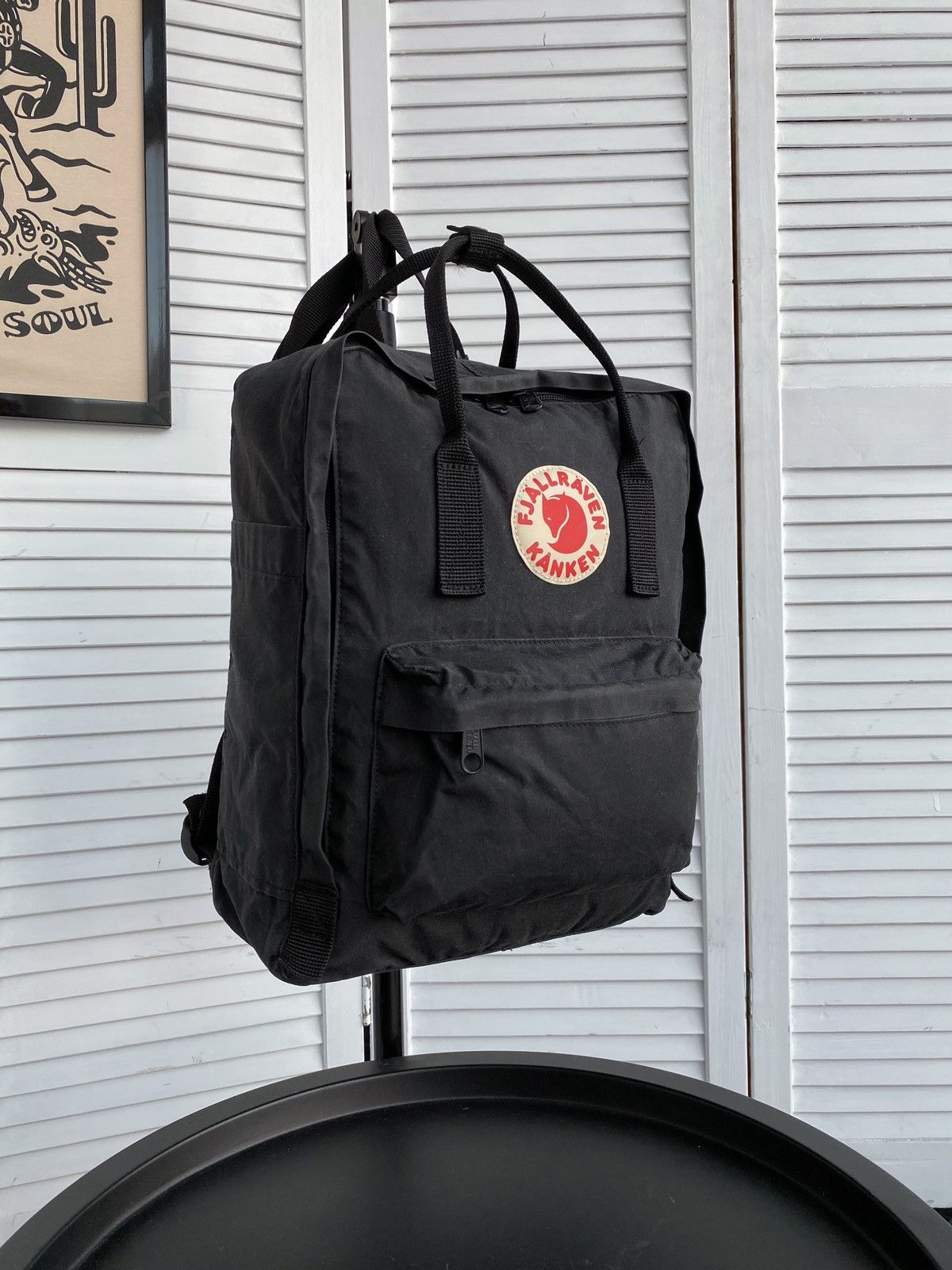Fjallraven Kanken Backpack Bag Graphite Black G1000 Wax