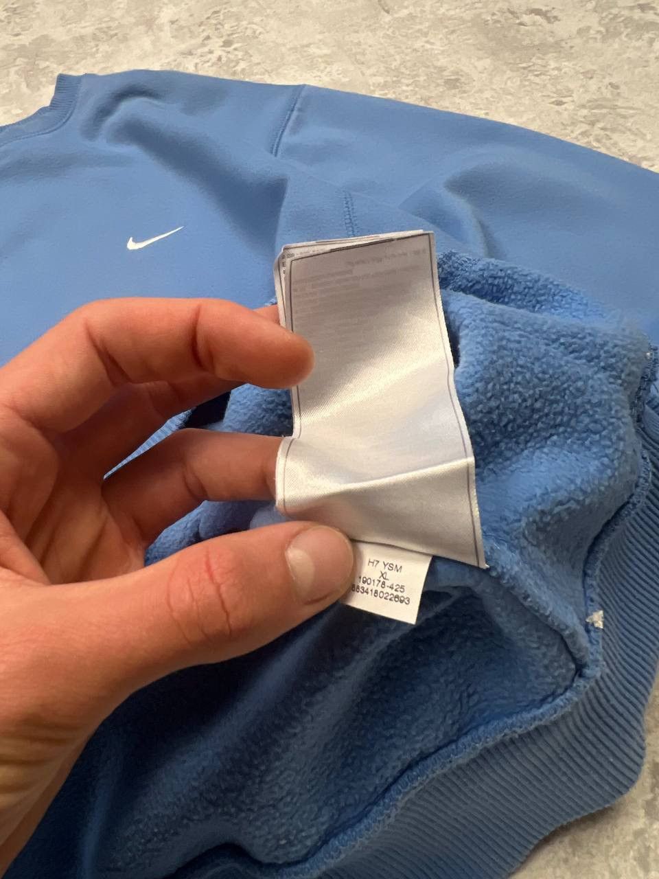 Nike Vintage Nike Blue Sweatshirt Size US XL / EU 56 / 4 - 12 Thumbnail