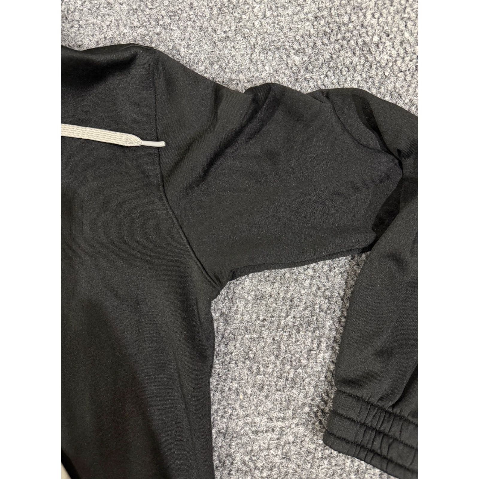 Adidas Adidas Hoodie Womens M Black Canes Cheerleading Pullover Pocket Logo Zipper Size M / US 6-8 / IT 42-44 - 5 Thumbnail