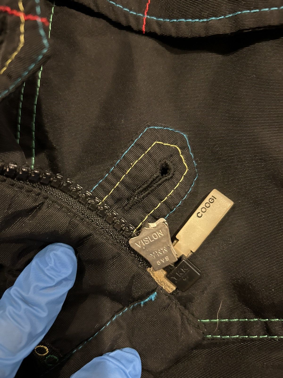 Coogi Vintage Coogi all embroidered black puffer jacket Size US M / EU 48-50 / 2 - 6 Thumbnail