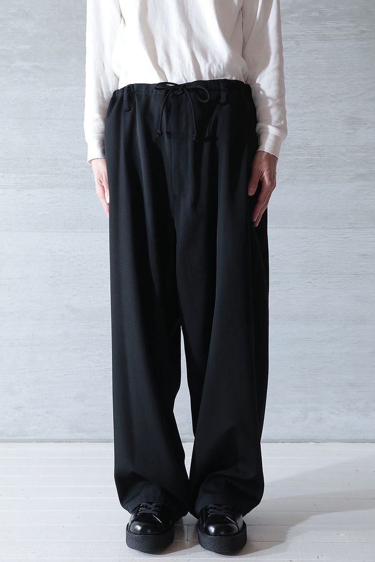 Yohji Yamamoto Yohji Yamamoto Pour Homme - Cashmere Class Draw String pants Size US 30 / EU 46 - 8 Thumbnail