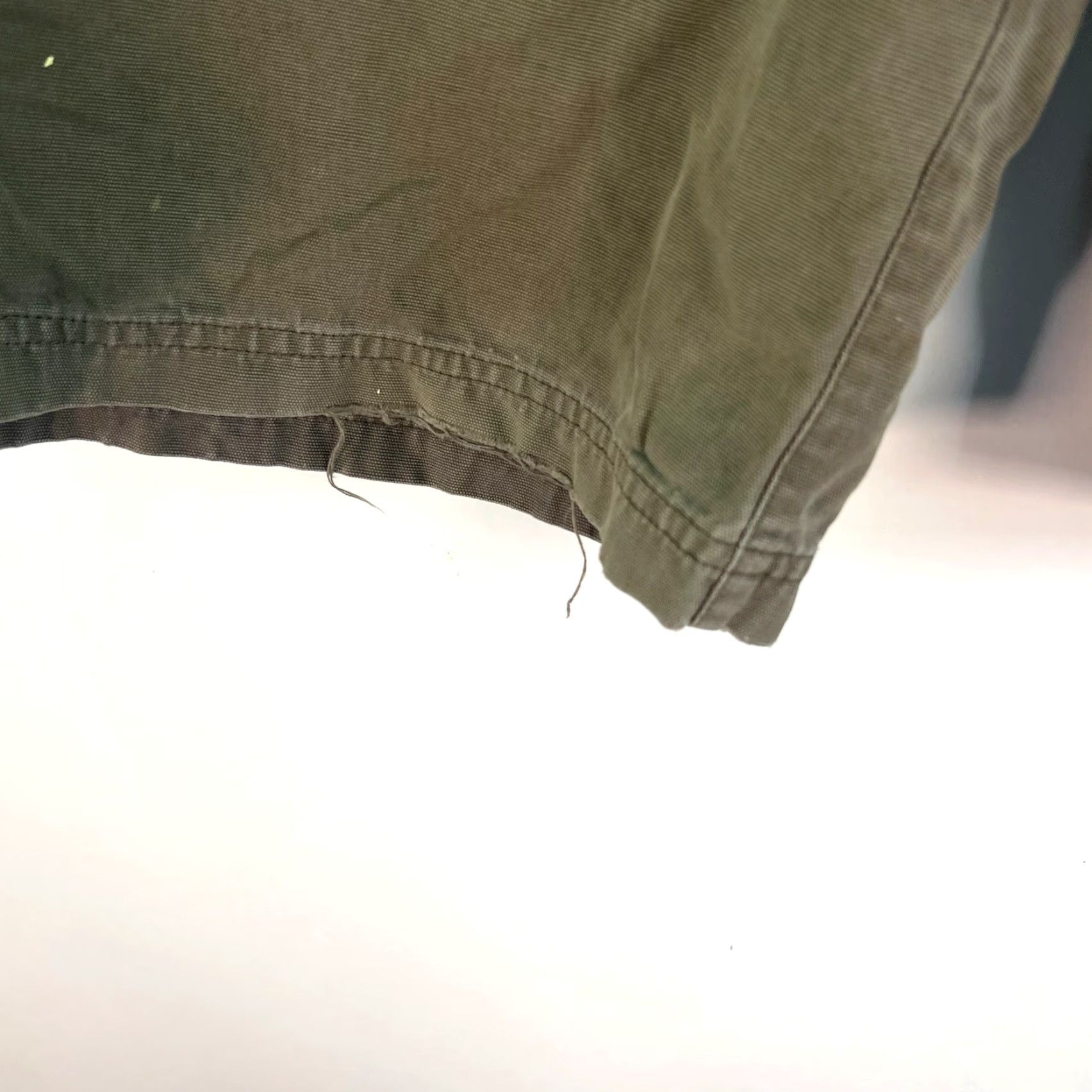 Vintage REI Mens Shorts 36 Dark Khaki Organic Cotton Canvas Chino 10 Inseam Zip Pockets Relaxed Casual Travel Workwear Summer Spring Fall Mens Size US 36 / EU 52 - 3 Thumbnail