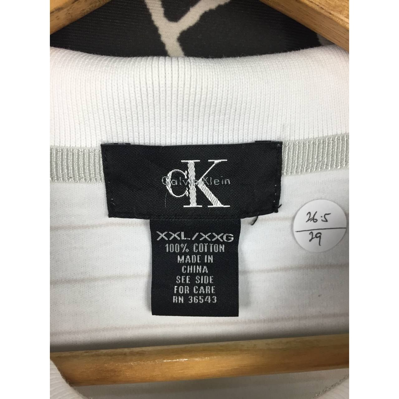 Calvin Klein × Vintage Calvin Klein CK Casual Striped Short Sleeve Polo Tee Size US XXL / EU 58 / 5 - 10 Thumbnail