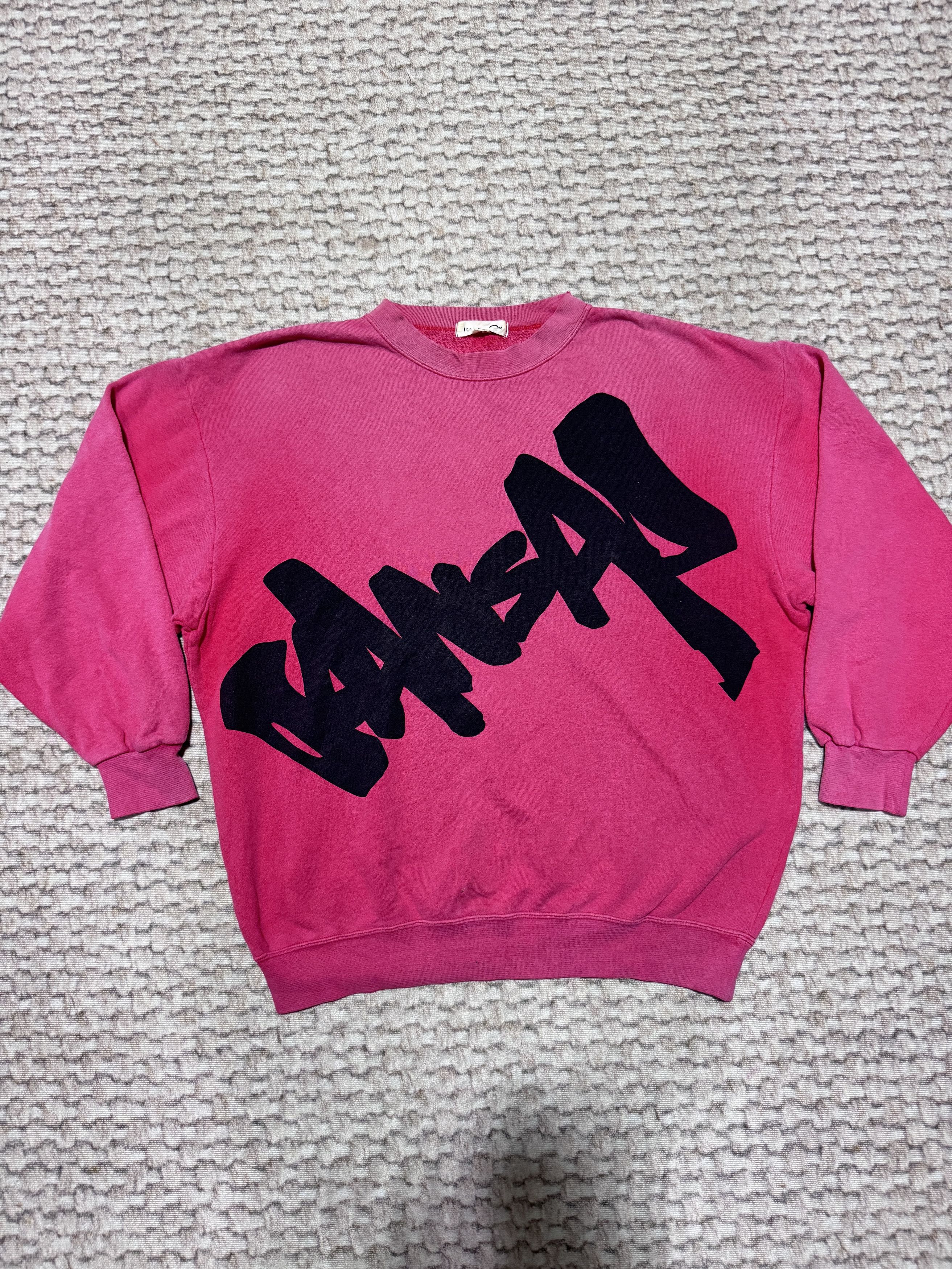 Kansai Yamamoto 2 Lot Vintage Kansai O2 Kansai Yamamoto Sweatshirt Sun Faded Size US M / EU 48-50 / 2 - 10 Thumbnail