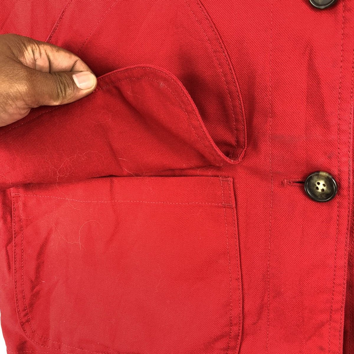 Lands' End Vintage Lands End Duck Canvas Heavy Jacket Workwear Style Size L / US 10 / IT 46 - 11 Thumbnail