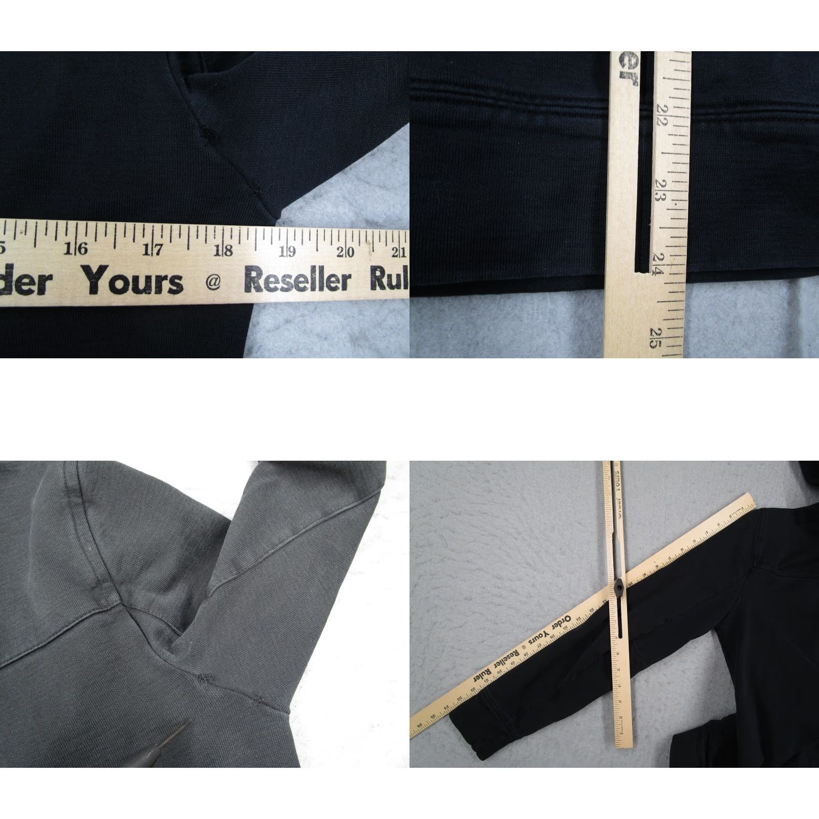 Helmut Lang Helmut Lang Hoodie Mens XS Black High Neck Funnel Hood Zip Pullover Lined Size US XS / EU 42 / 0 - 8 Thumbnail